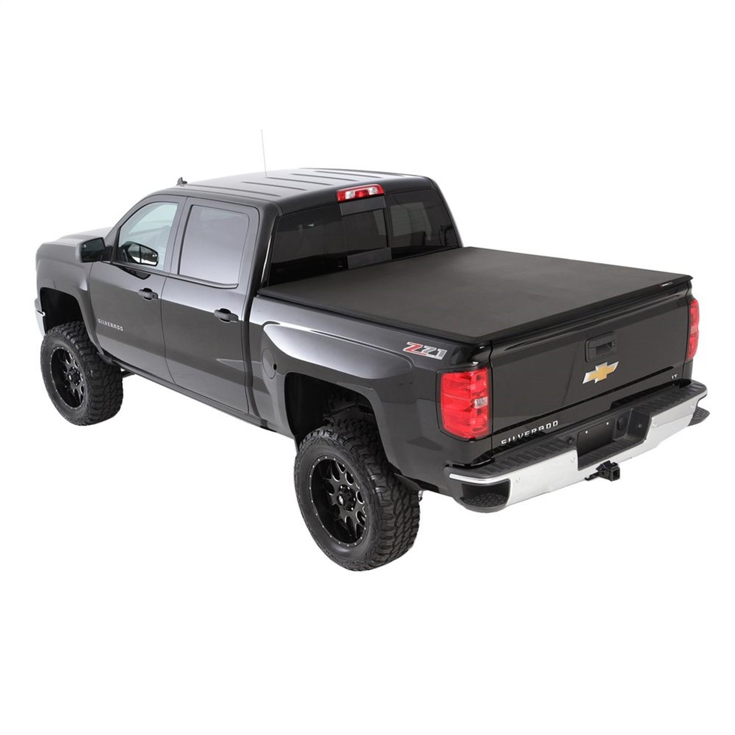 Smittybilt Smart Cover Trifold Tonneau Cover Incl. Cargo Net Black I 2620012