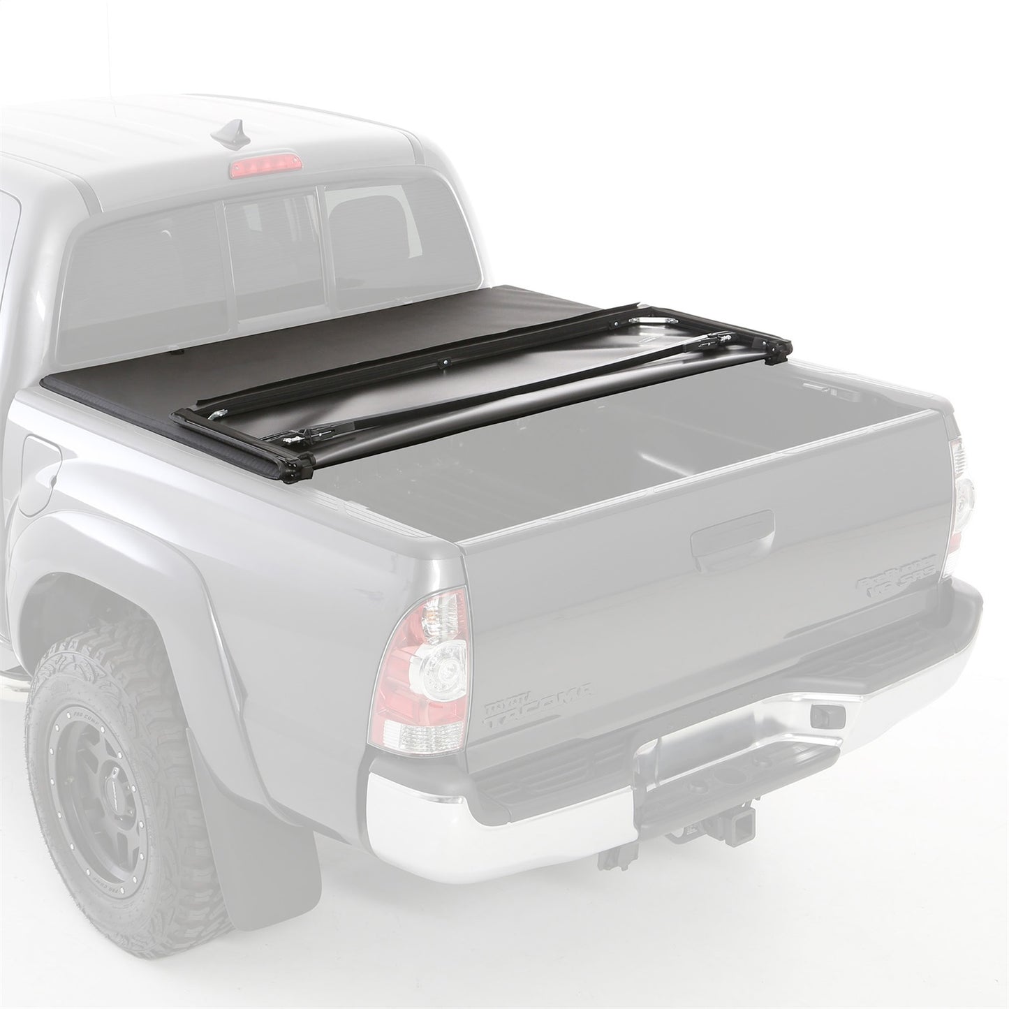 Smittybilt Smart Cover Trifold Tonneau Cover Incl. Cargo Net Black I 2620012