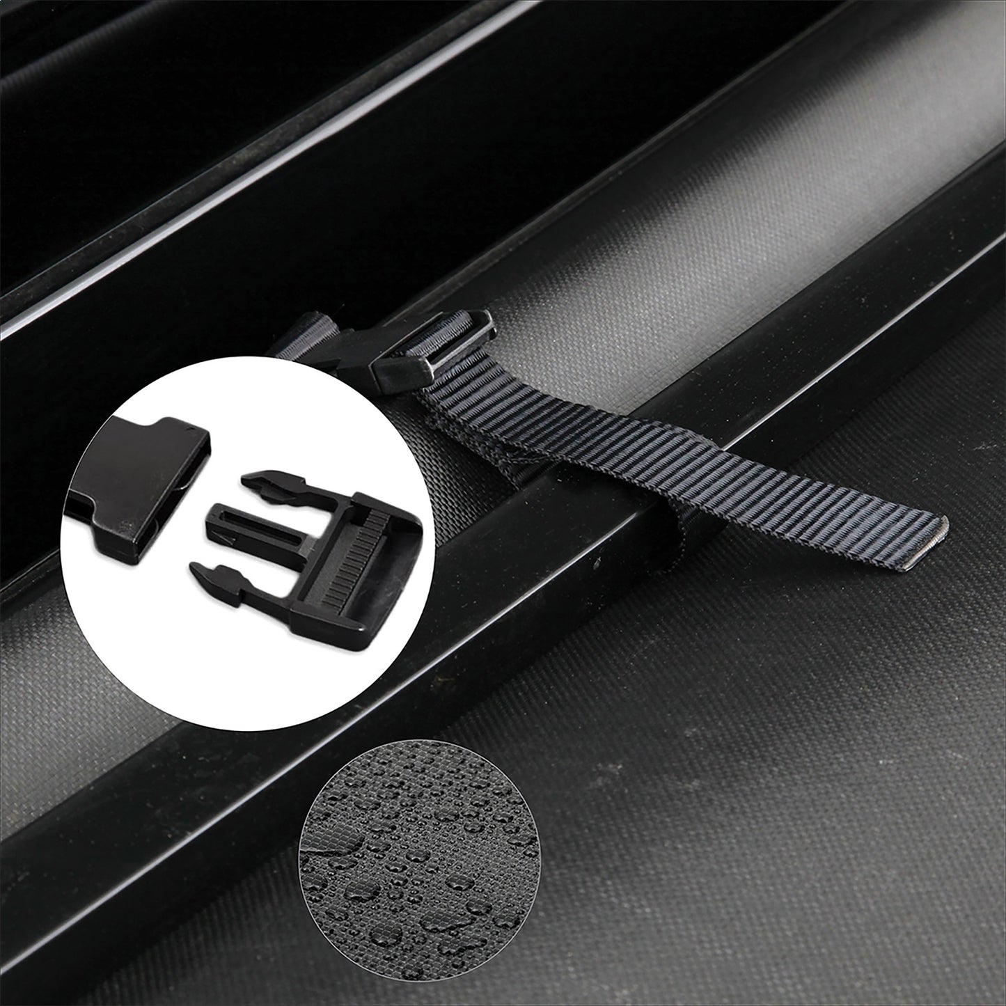 Smittybilt Smart Cover Trifold Tonneau Cover Incl. Cargo Net Black I 2620032