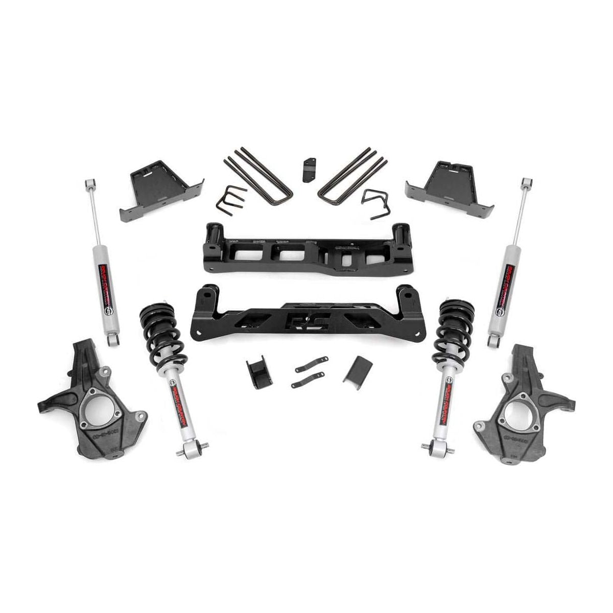 Rough Country N3 Struts w/N3 Rear Shocks 7.5 Inch Lift Kit I 26331