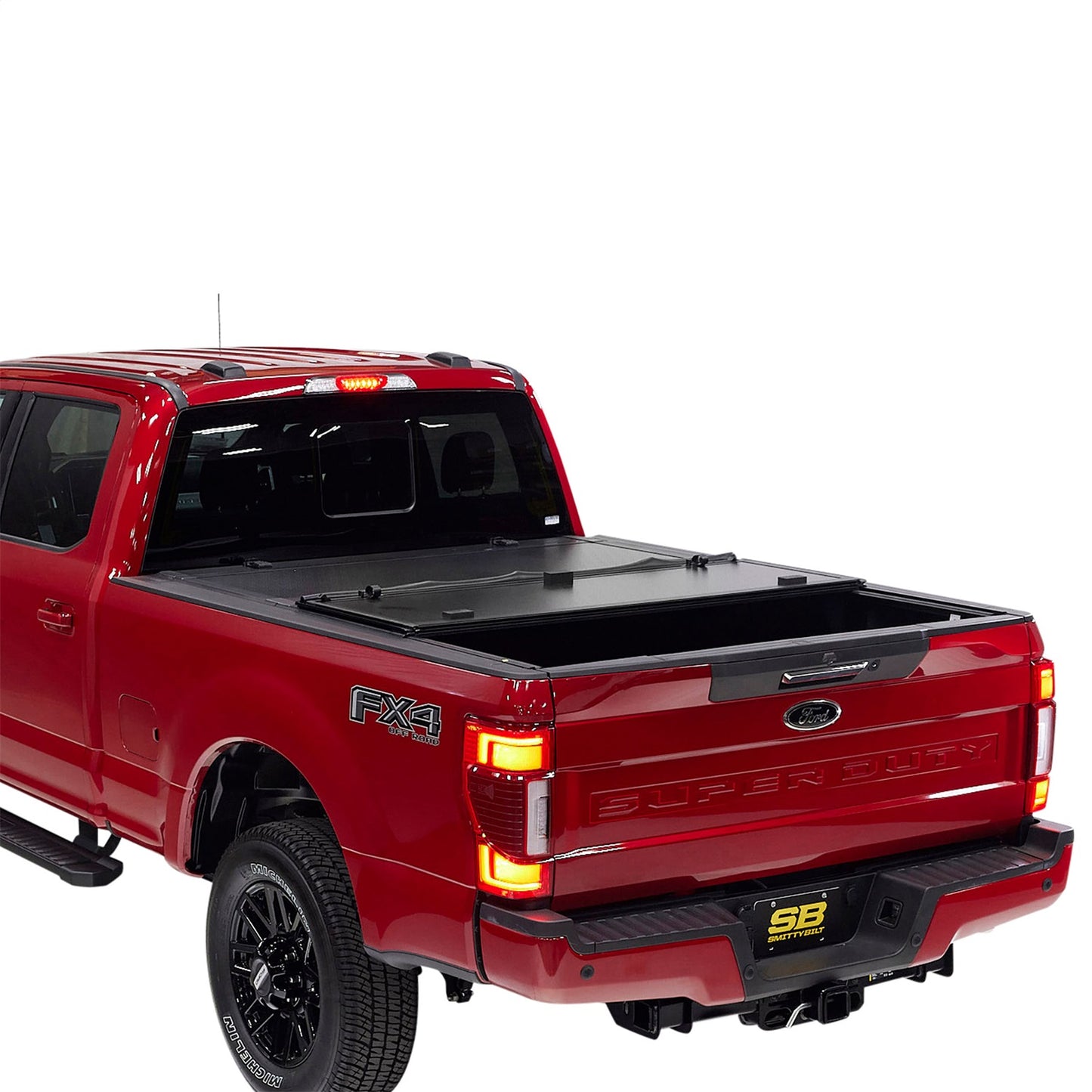 Smittybilt Bed Guard Tonneau Cover Direct Fit Black Hardware Included I 2730002