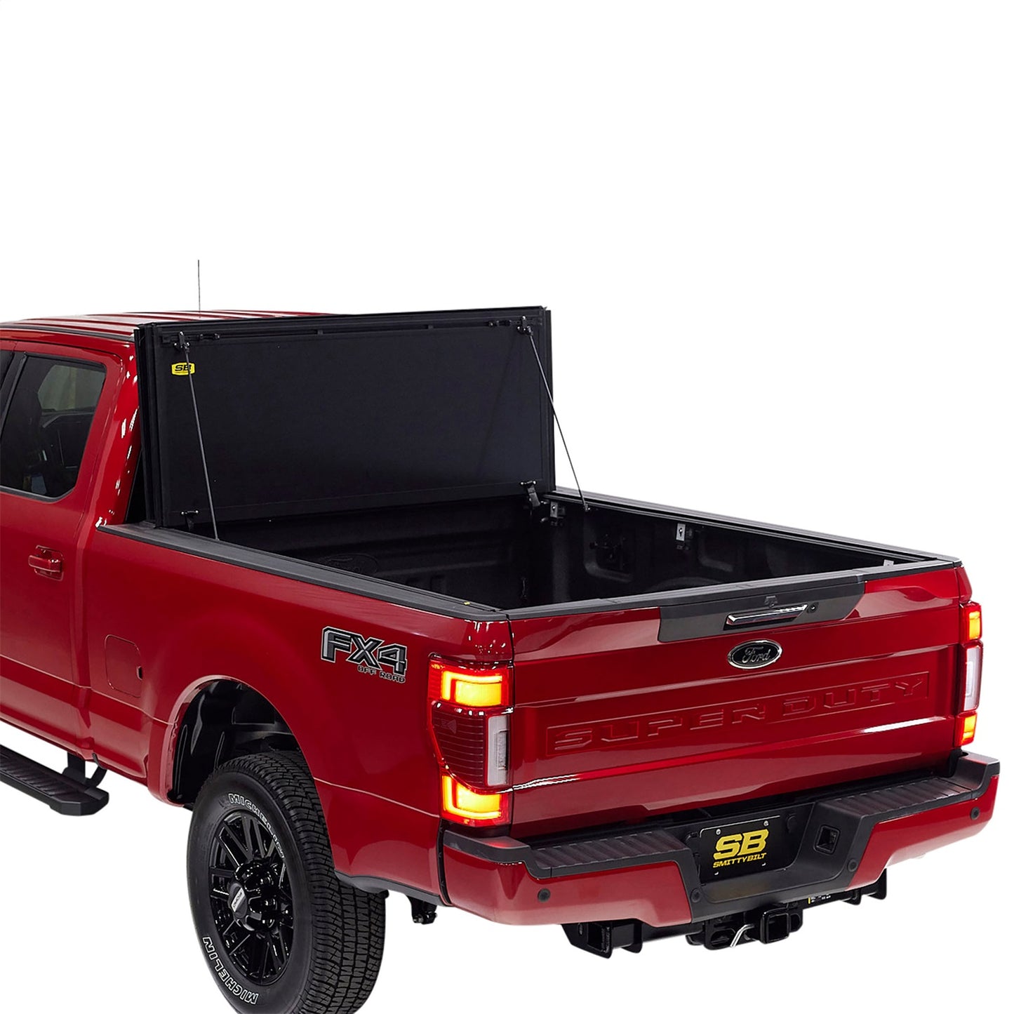 Smittybilt Bed Guard Tonneau Cover Direct Fit Black Hardware Included I 2730002