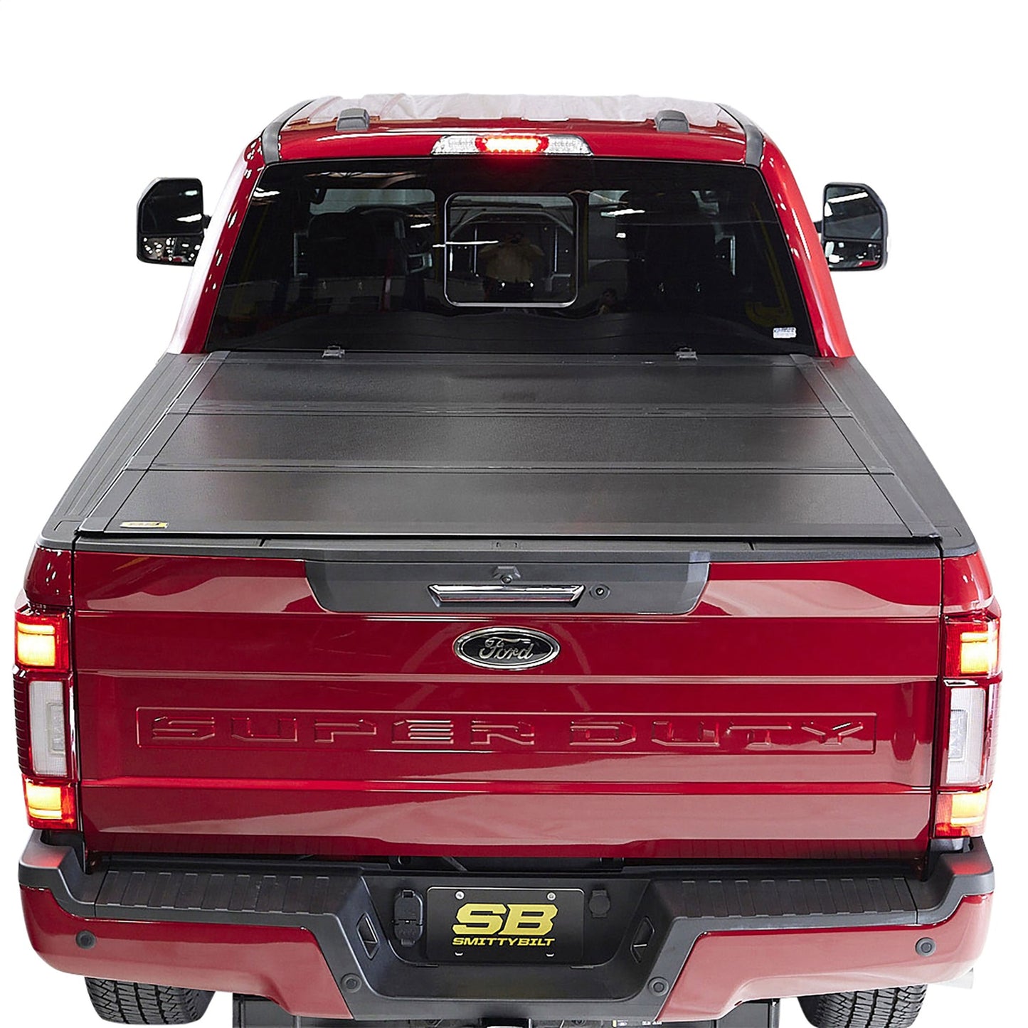 Smittybilt Bed Guard Tonneau Cover Direct Fit Black Hardware Included I 2730002