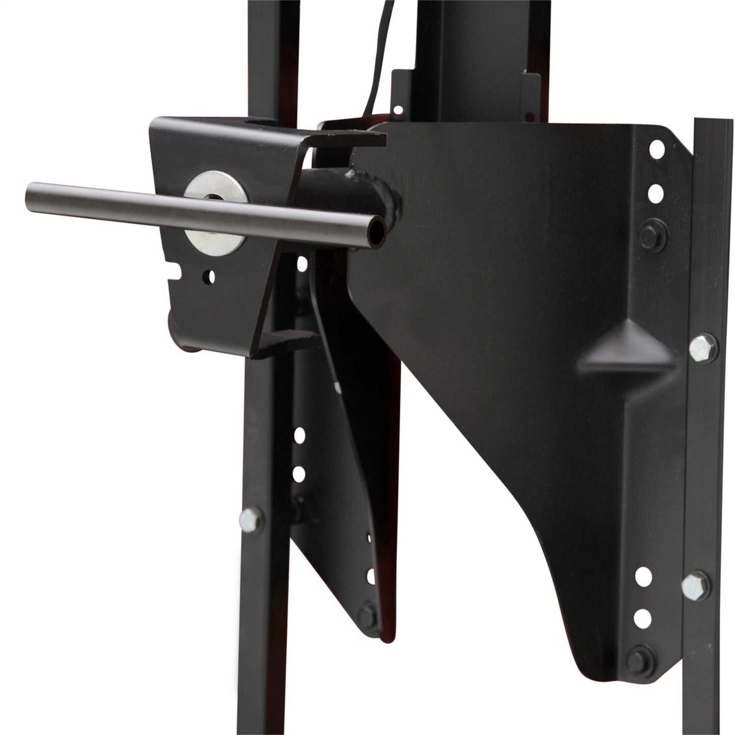 Smittybilt SRC Oversized Tire Carrier Mount Textured Black Holds Up to 37 in. Tire I 2743