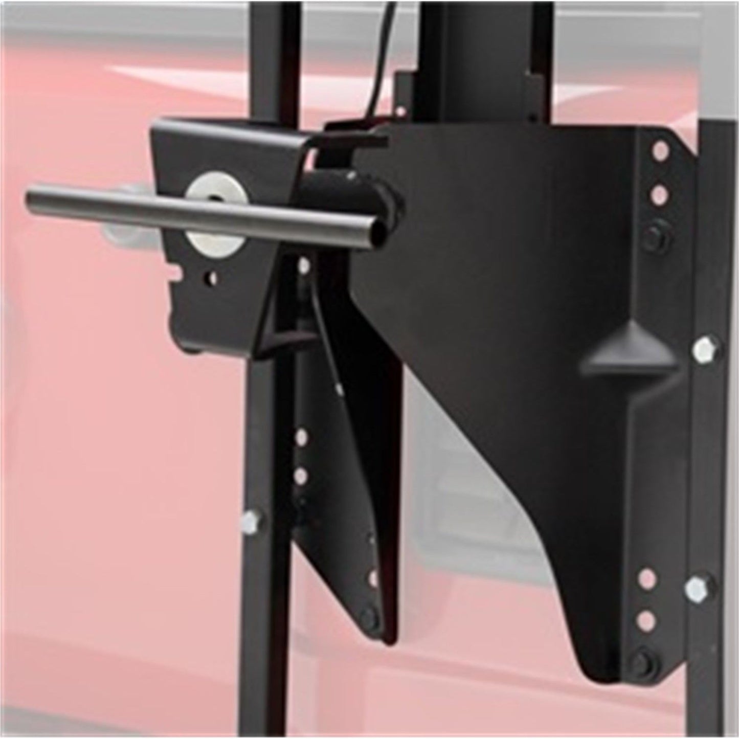 Smittybilt SRC Oversized Tire Carrier Mount Textured Black Holds Up to 37 in. Tire I 2743