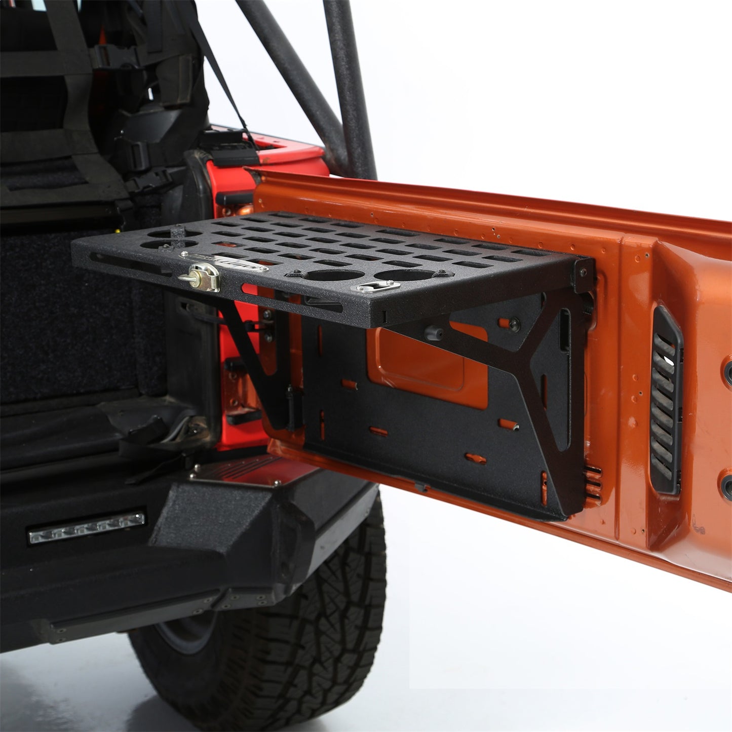 Smittybilt Tailgate Table Black 1/8 in. Steel I 2793
