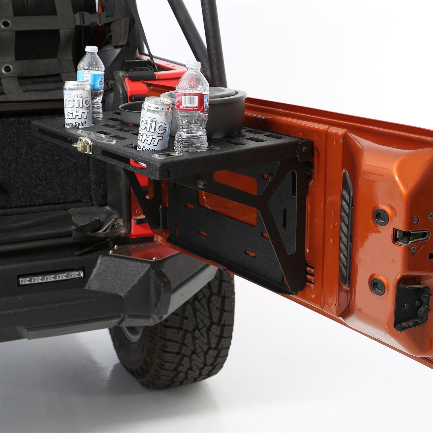 Smittybilt Tailgate Table Black 1/8 in. Steel I 2793