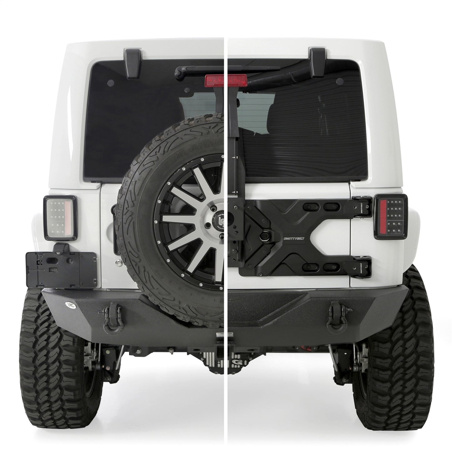 Smittybilt Pivot HD Tire Carrier Up To 37 in. Tire I 2843