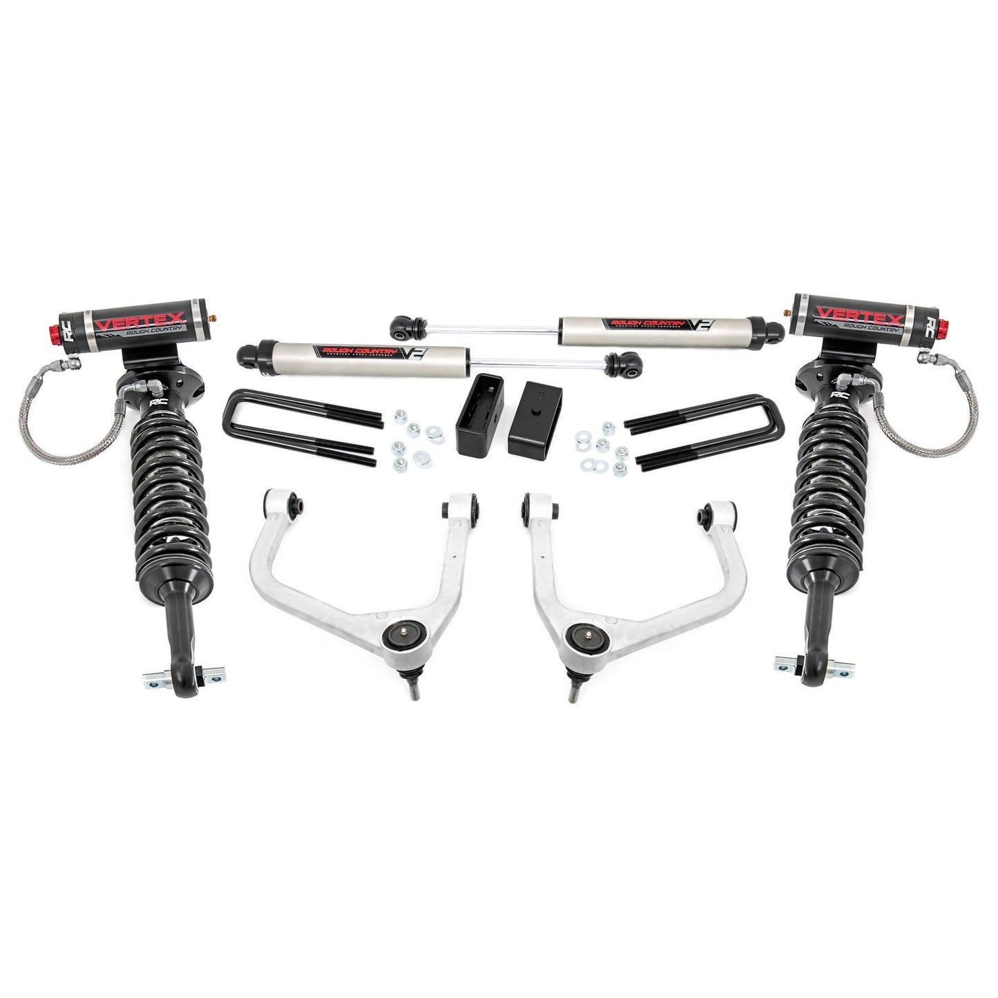 Rough Country Vertex Coilovers w/V2 Rear Shocks 3.5 Inch Lift Kit I 29557