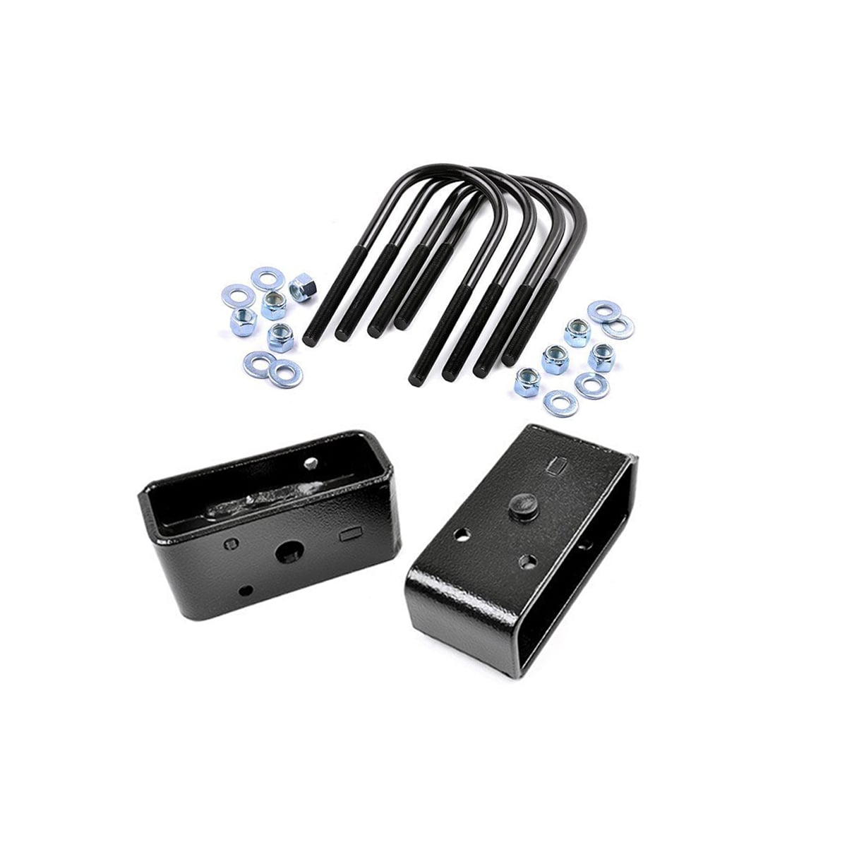 ROUGH COUNTRY 2 Inch Block & U-Bolt Kit | Ford F-250 Super Duty 2WD/4WD (2011-2016) | 6582