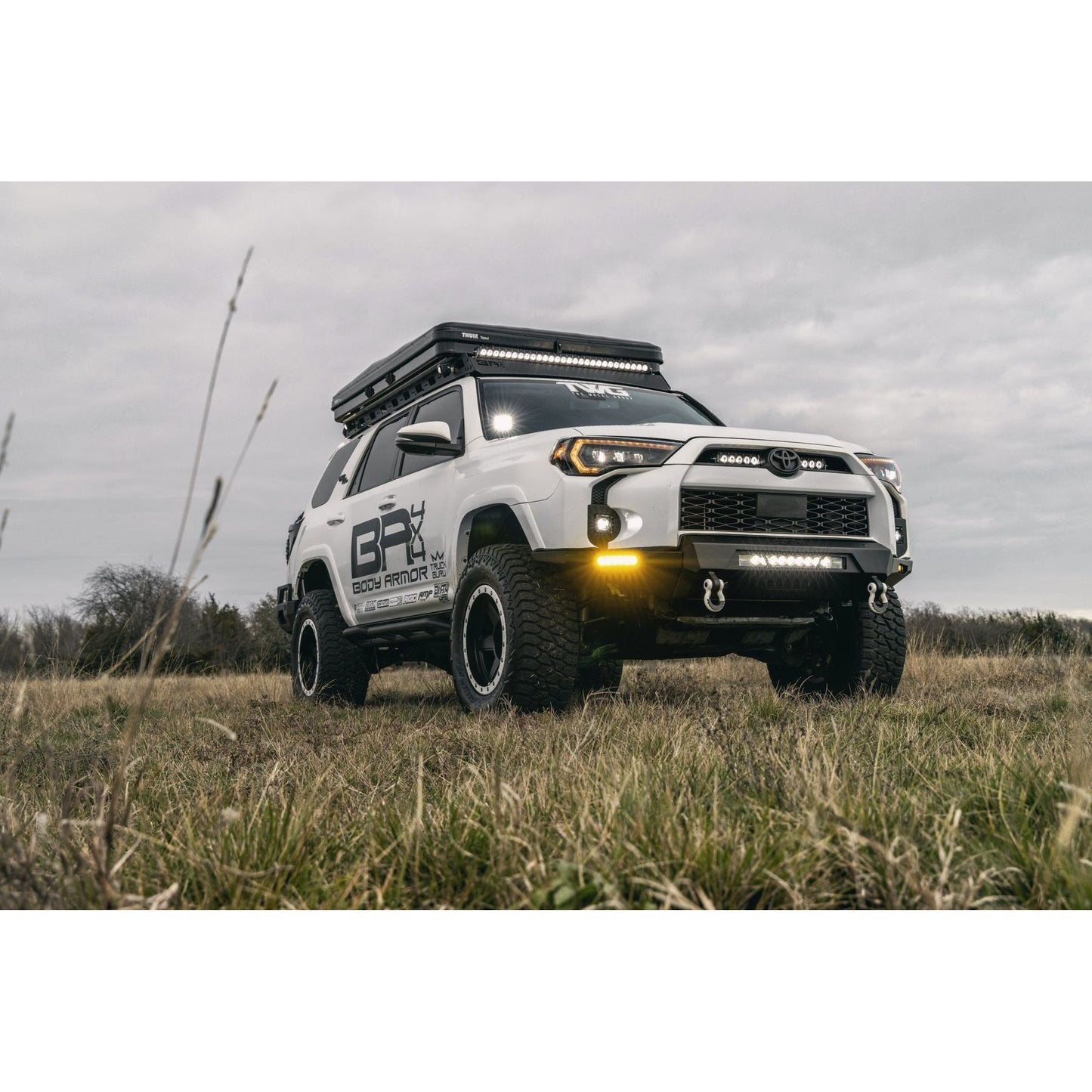 Body Armor 4x4 2014-2024 TOYOTA 4RUNNER HILINE BUMPER HIGH CLEARANCE SIDE WINGS TR-19339W