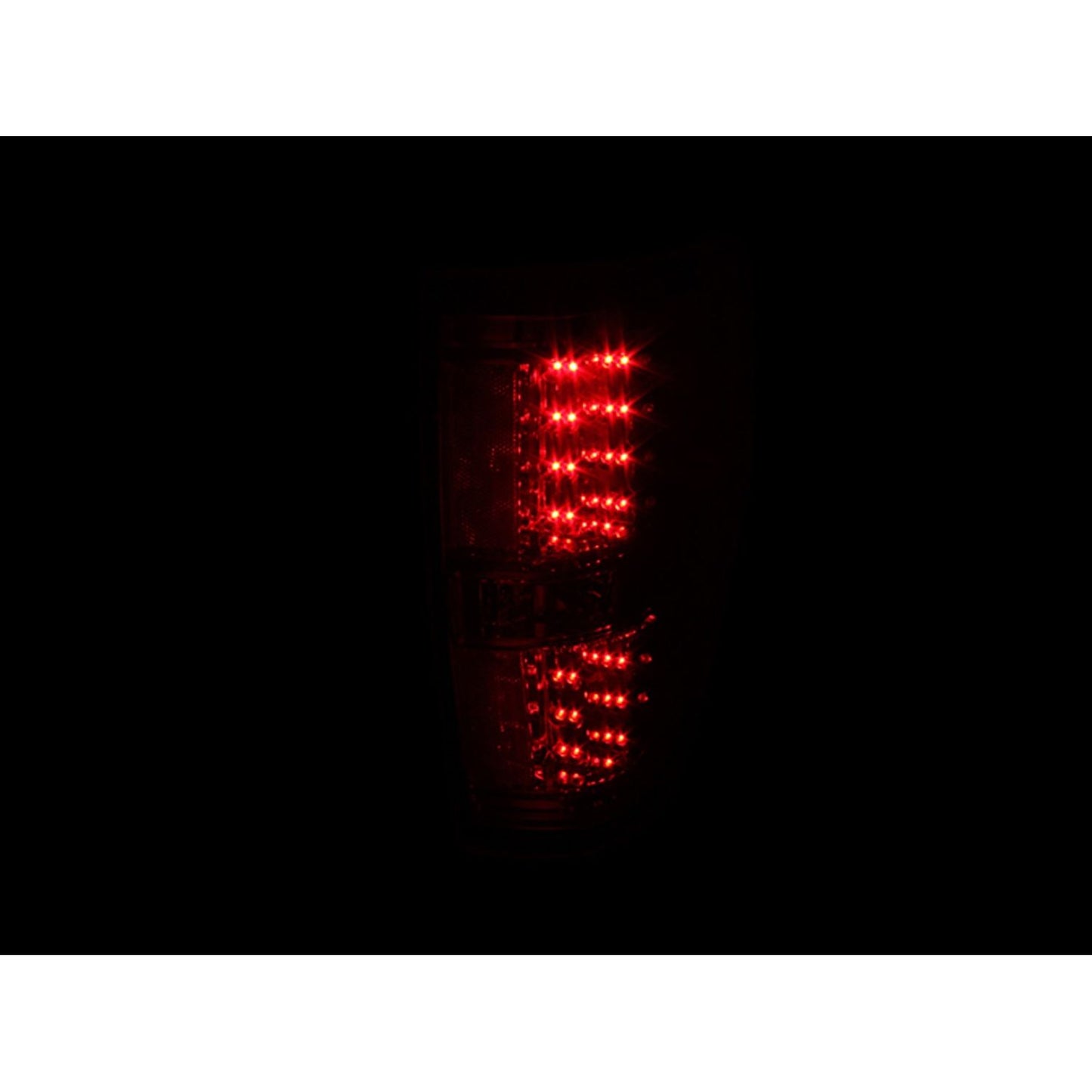 Anzo USA | LED Tail Light Assembly LED Red/White Clear Lens Chrome Housing Pair | Fits F-150 | 311147