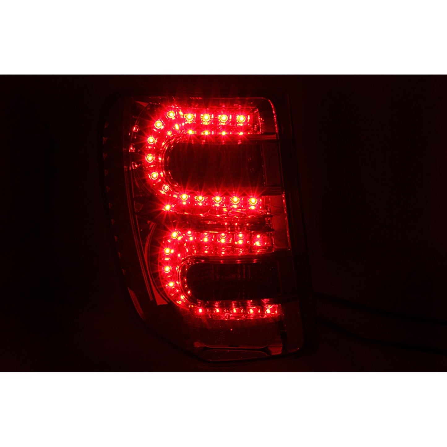 Anzo USA | LED Tail Light Assembly LED Red/Smoke Lens Red Reflector Pair | Fits Grand Cherokee | 311180