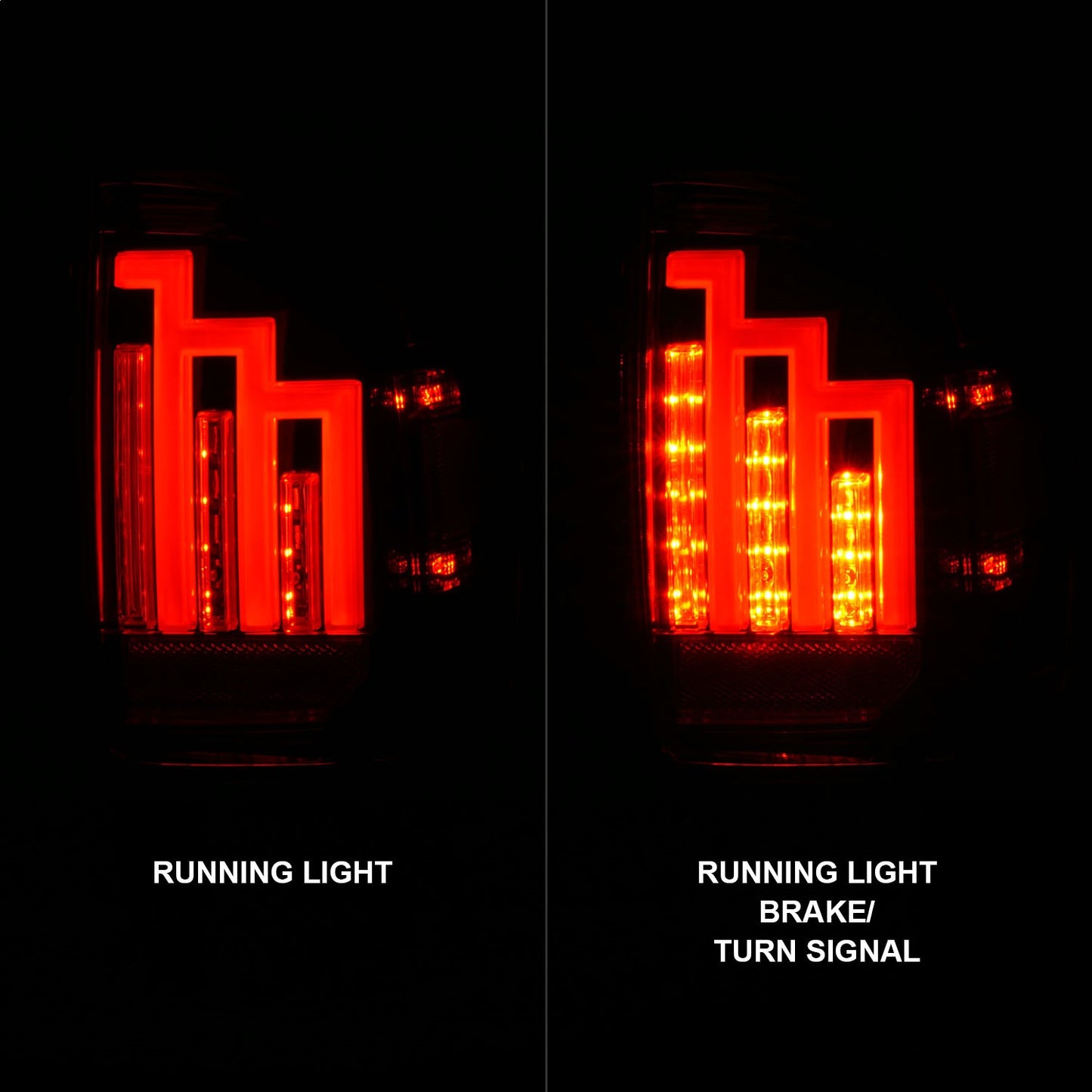 Anzo USA | LED Tail Light Assembly Smoke Lens Black Housing Pair | Fits Tacoma | 311282