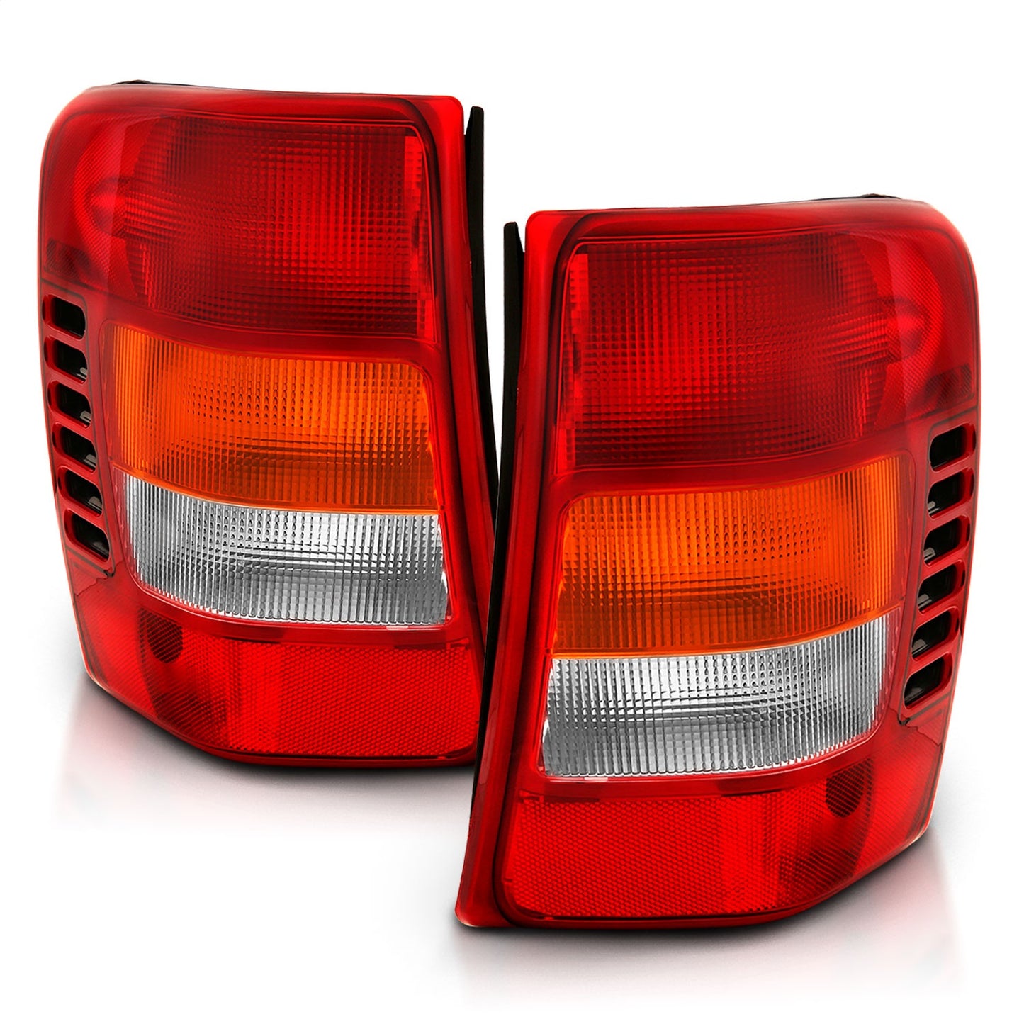 Anzo USA | Tail Light Assembly Red/Clear Lens OE Replacement | Fits Grand Cherokee | 311308