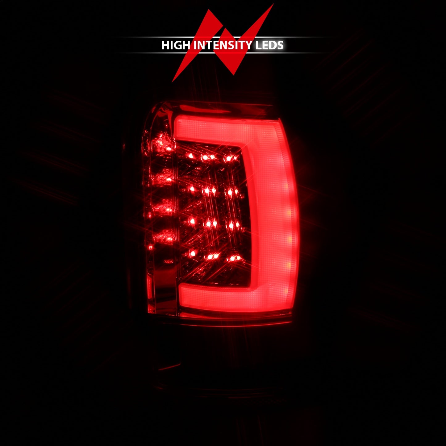 Anzo USA | LED Tail Light Assembly LED Clear Lens Chrome Housing Pair | Fits Ram 1500 | 311341
