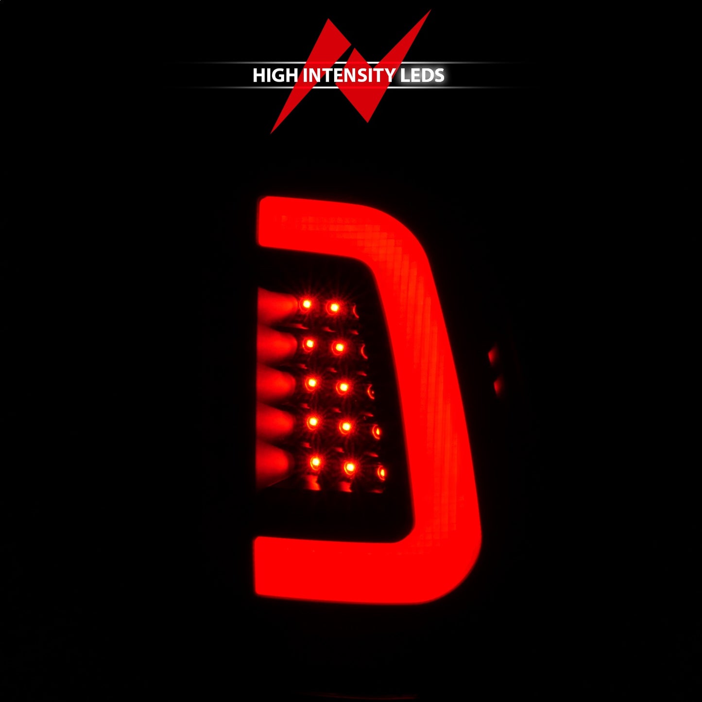 Anzo USA | LED Tail Light Assembly LED Clear Lens Black Housing Pair | Fits F-250 Super Duty | 311356