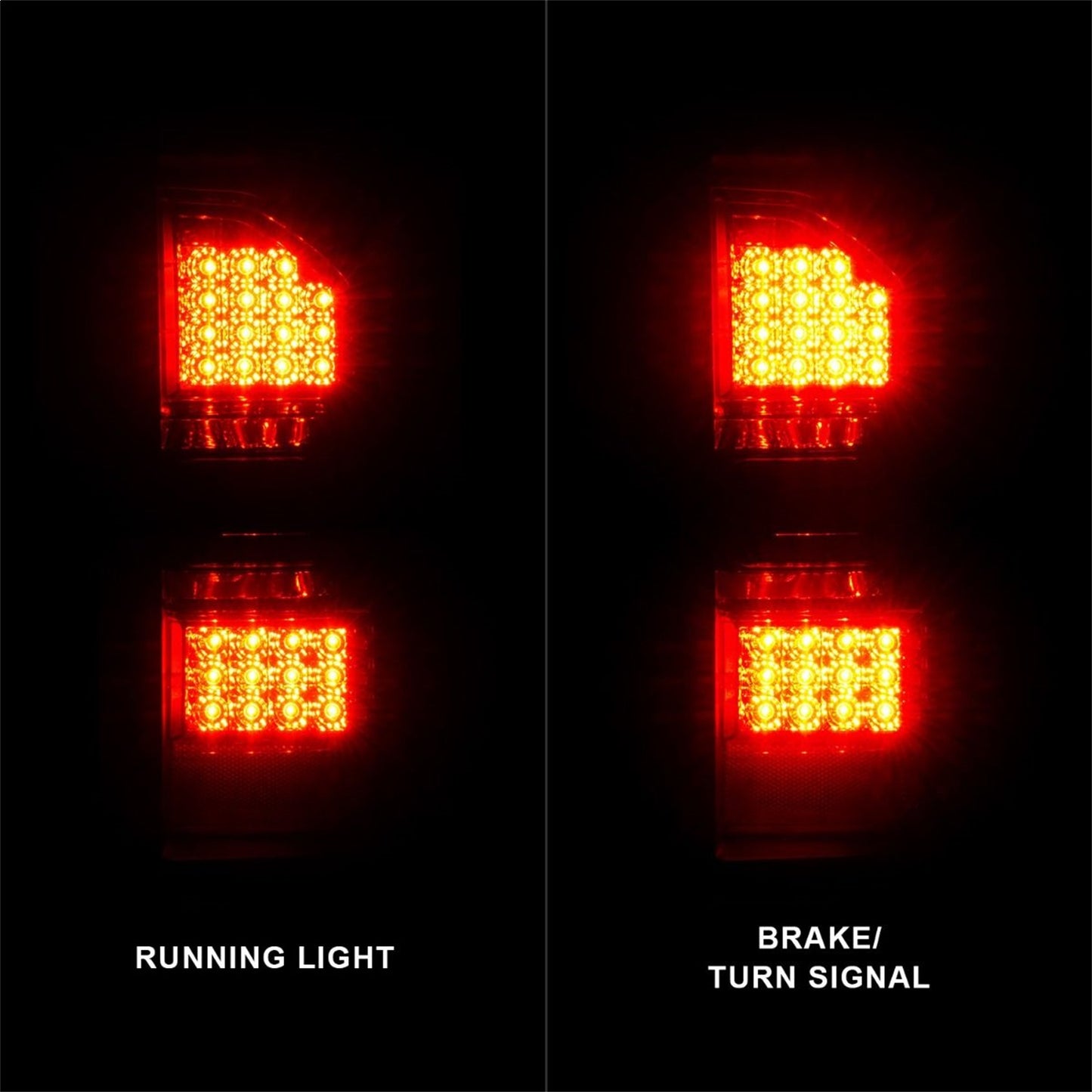 Anzo USA | LED Tail Light Assembly Smoke Lens Black Housing Pair | Fits Sierra 1500 | 311398