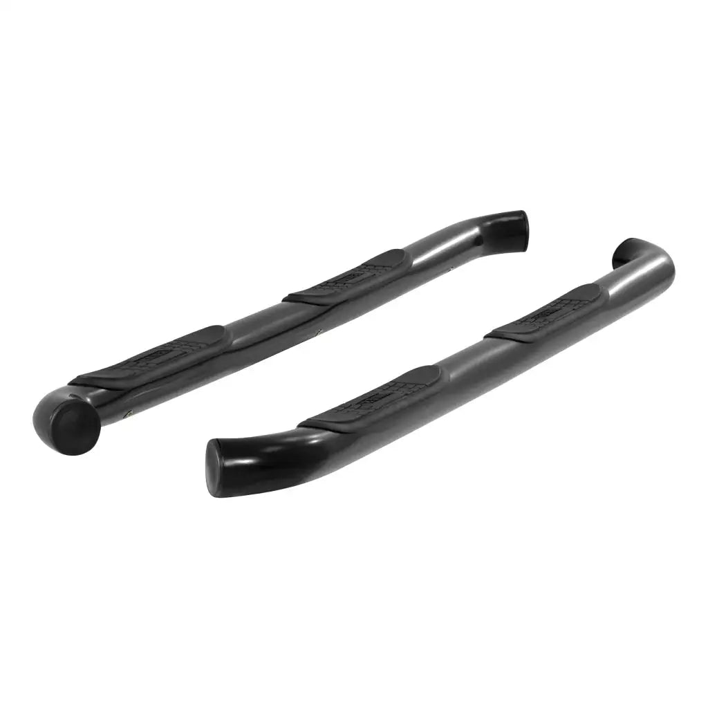 Aries 3" Round Black Steel Side Bars, Select Jeep Wrangler JK Unlimited 35700