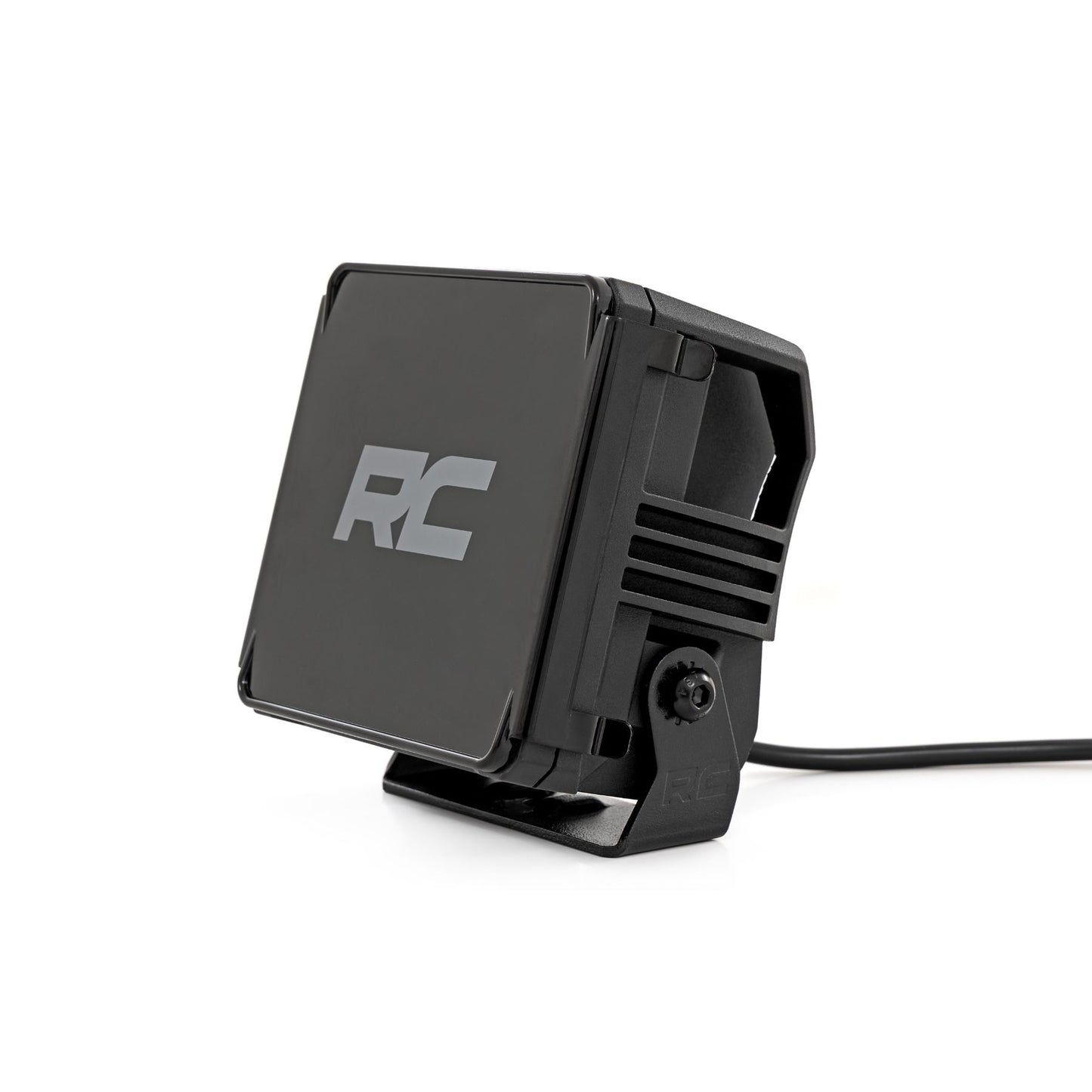 ROUGH COUNTRY 4 Inch LED Amber Light Pods | Square | Amber DRL | Pair | 70905ADRL