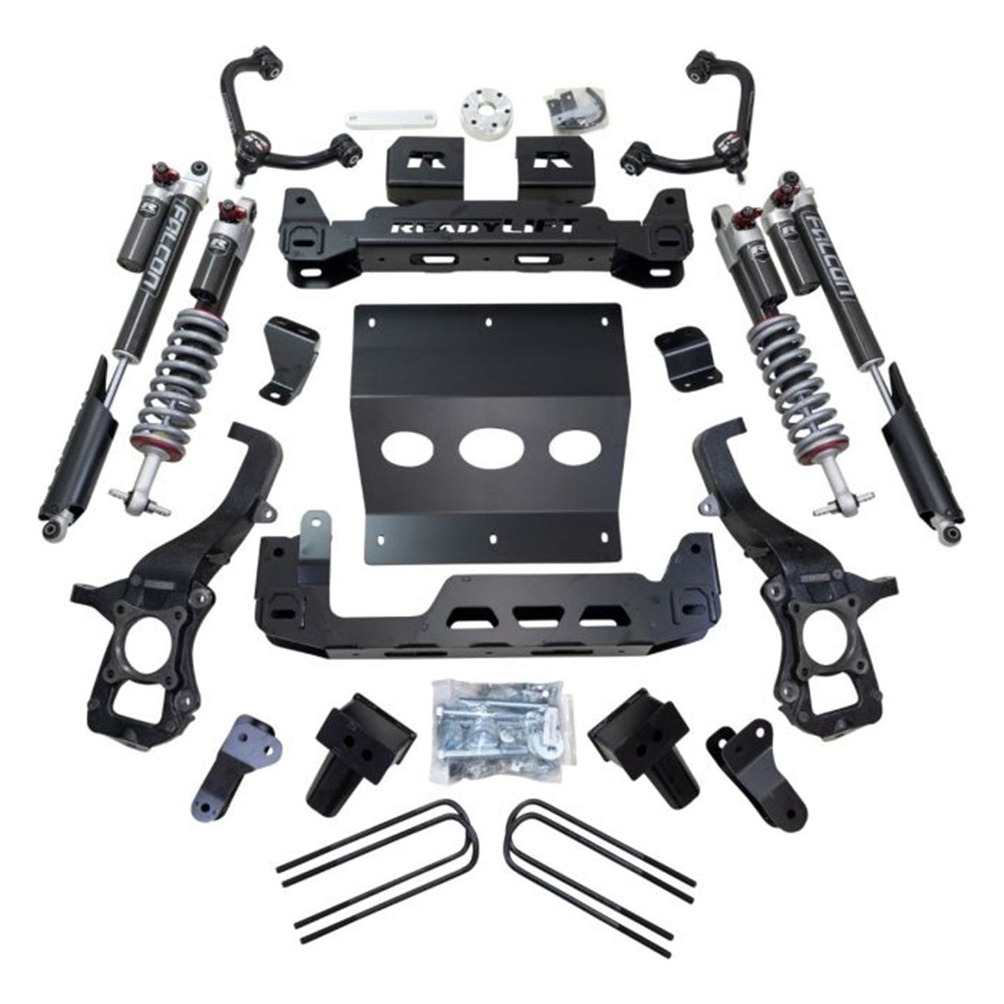 ReadyLIFT 6'' MAX3.3 Suspension System w/ Falcon 3.3 Monotube Struts/Shocks (F150) 42-21640