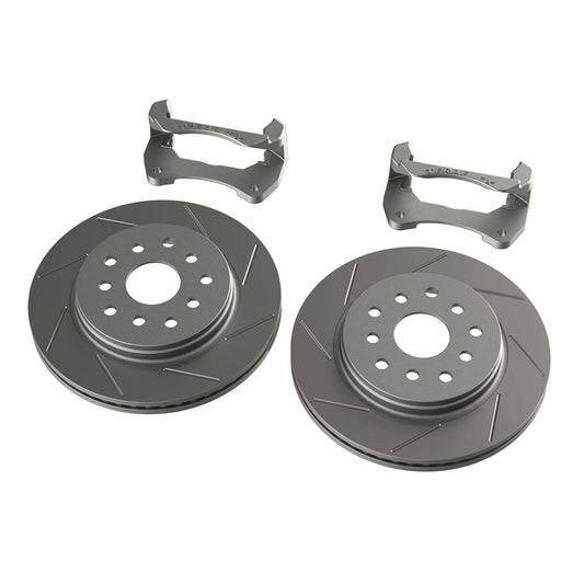 TeraFlex | 07-18 Wrangler JK Front Performance Big Rotor Kit w/ Slotted Rotors 5x5 Inch & 5x5.5 Inch TeraFlex | 4303490