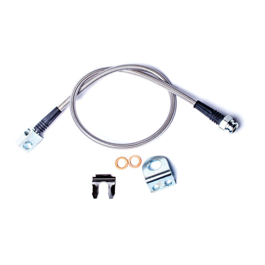 TeraFlex | 97-06 Jeep Wrangler TJ 26 Inch Stainless Steel Braided Brake Line Kit Rear TeraFlex | 4354210