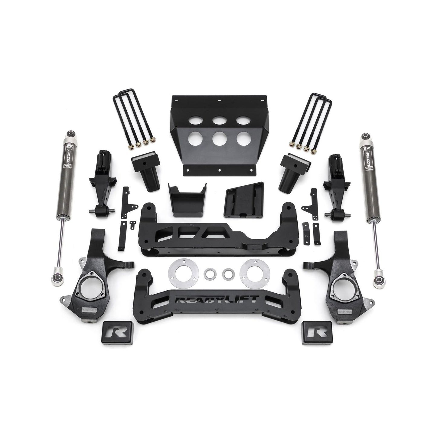 ReadyLIFT 7'' Big Lift Kit for Aluminum OE Upper Control Arms with Falcon 1.1 Monotube Shocks (1500) 44-34700