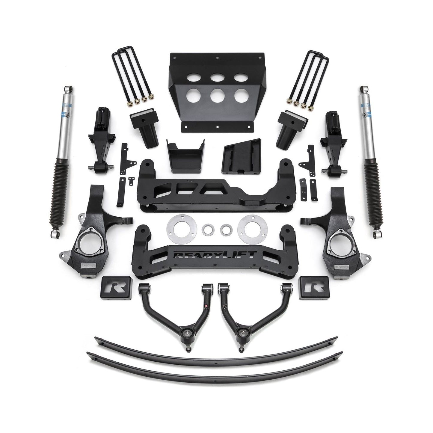 ReadyLIFT 9'' Big Lift Kit for Cast Steel OE Upper Control Arms with Bilstein Shocks (1500) 44-3491