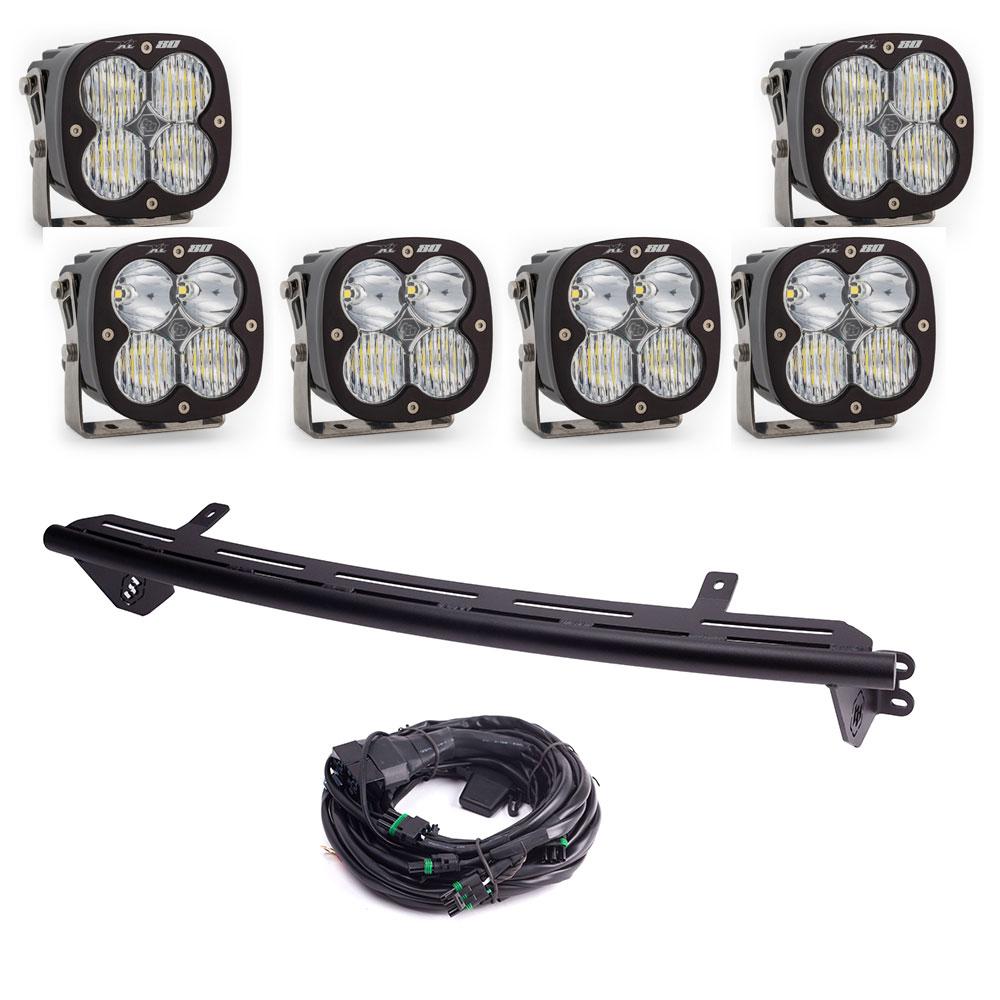 BAJA DESIGNS Ford Super Duty 23-On XL 80 Bull Bar Light Kits Kit w/ Upfitter Baja Designs I 448237UP