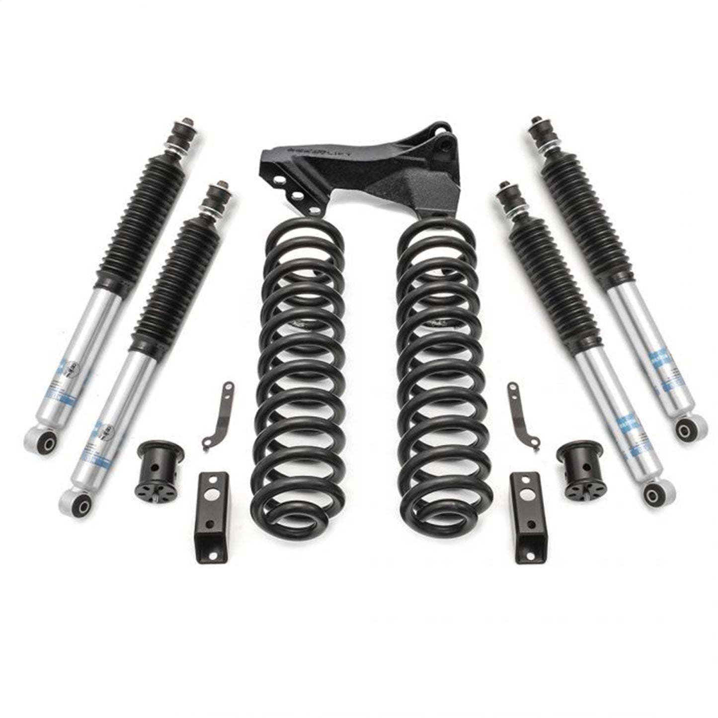 ReadyLIFT 2.5'' Coil Spring Front Lift Kit with Bilstein Front and Rear Shocks and Front Track Bar Bracket (F250/F350 Diesel ) 46-2724