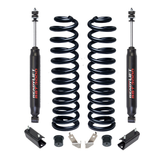 ReadyLIFT 2.5'' Coil Spring Front Lift Kit with SST3000 Front Shocks 2011-2019 (F250) 46-2725
