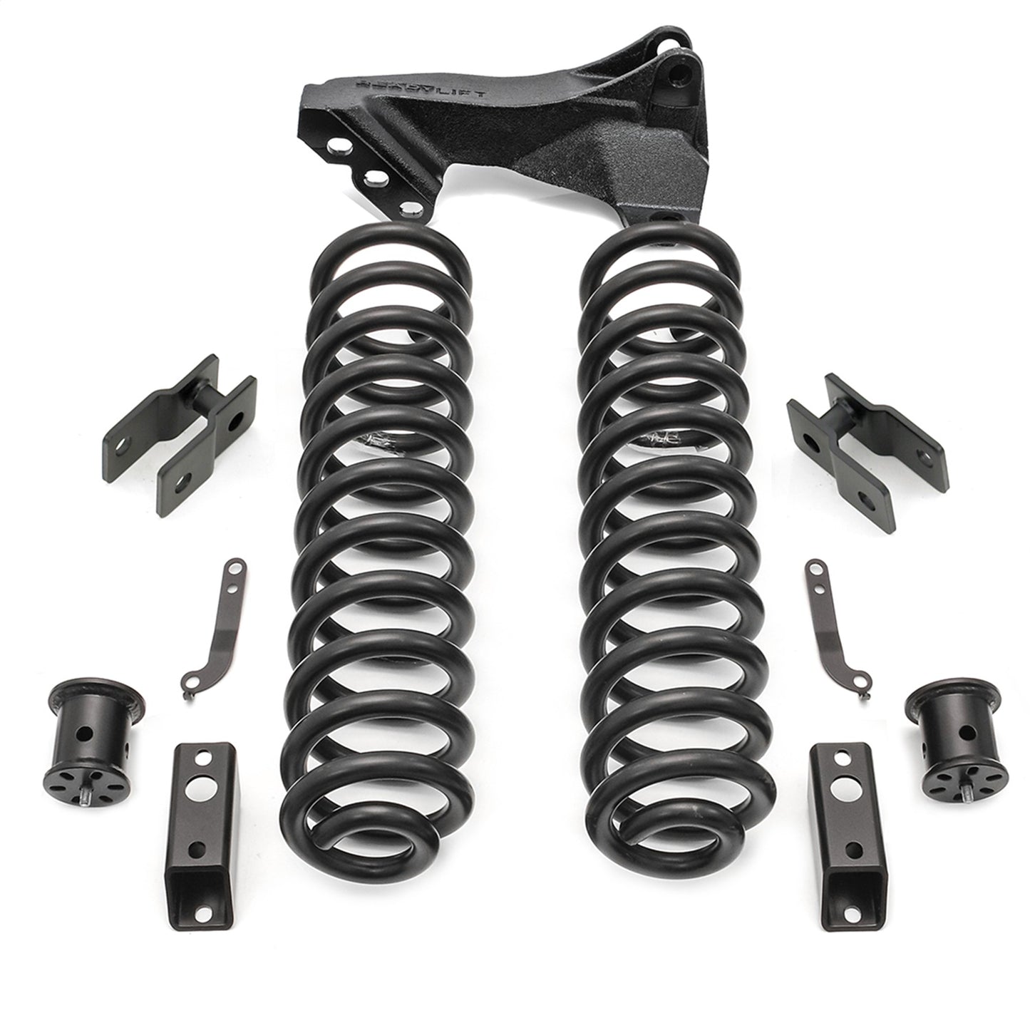 ReadyLIFT 2.5'' Coil Spring Front Lift Kit with Front Shock Extensions and Front Track Bar Bracket (F250/F350 Diesel ) 46-2728