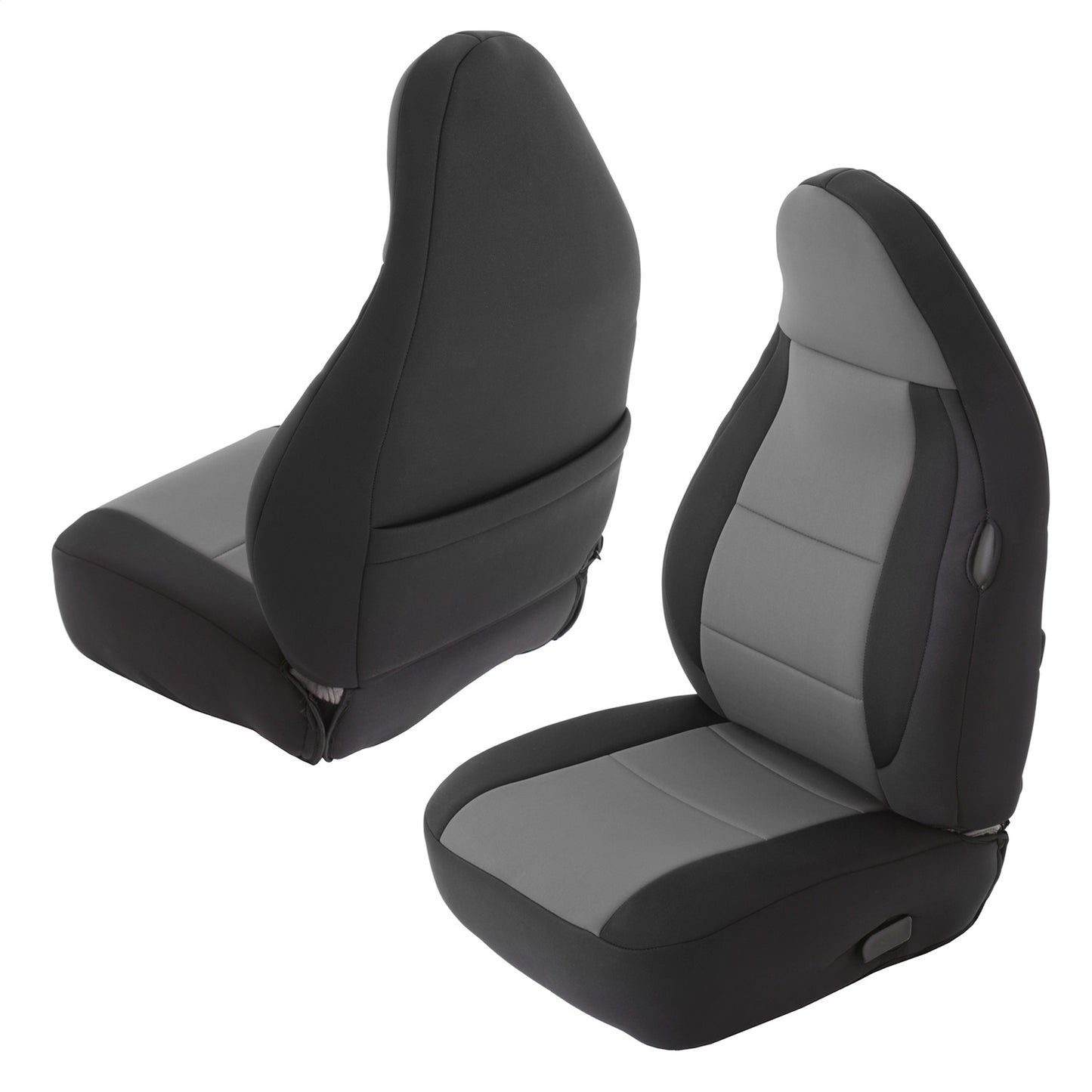 Smittybilt Neoprene Seat Cover Black/Charcoal Front/Rear I 471222