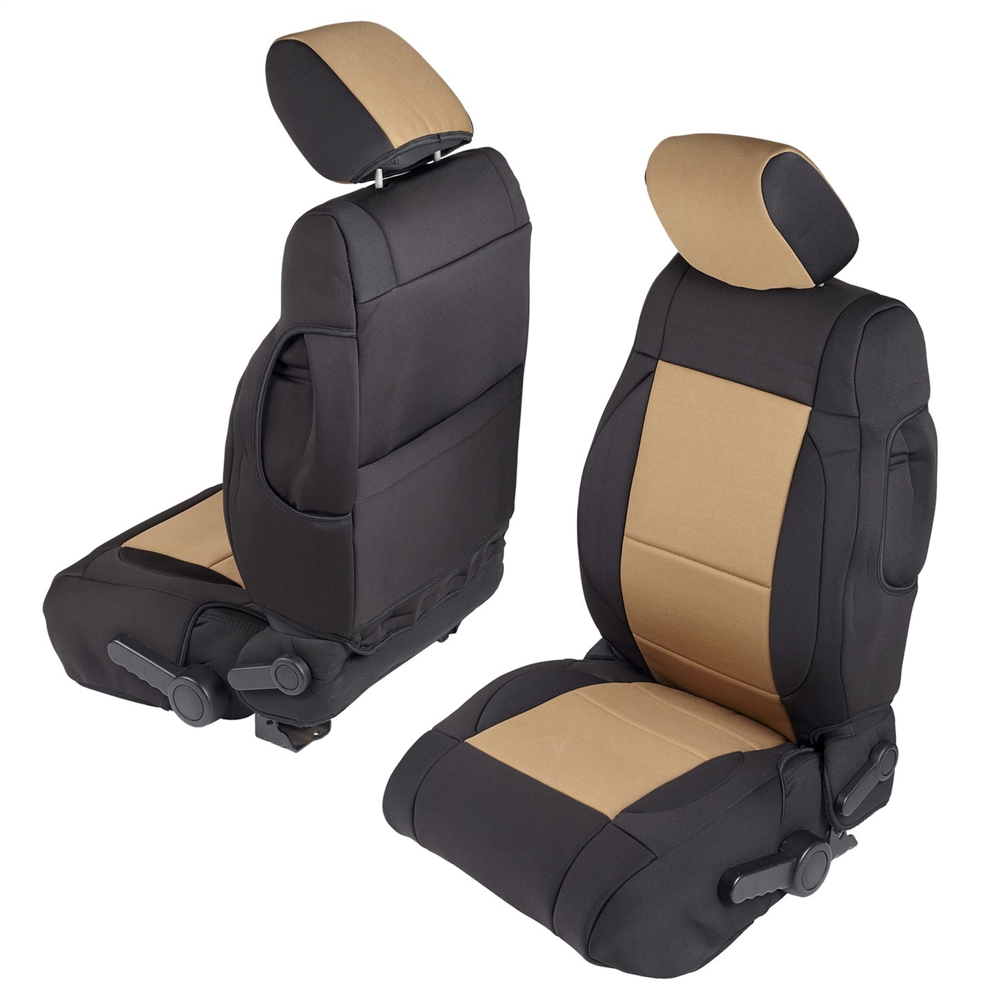 Smittybilt Neoprene Seat Cover Light Tan Incl. Front/Rear I 471525