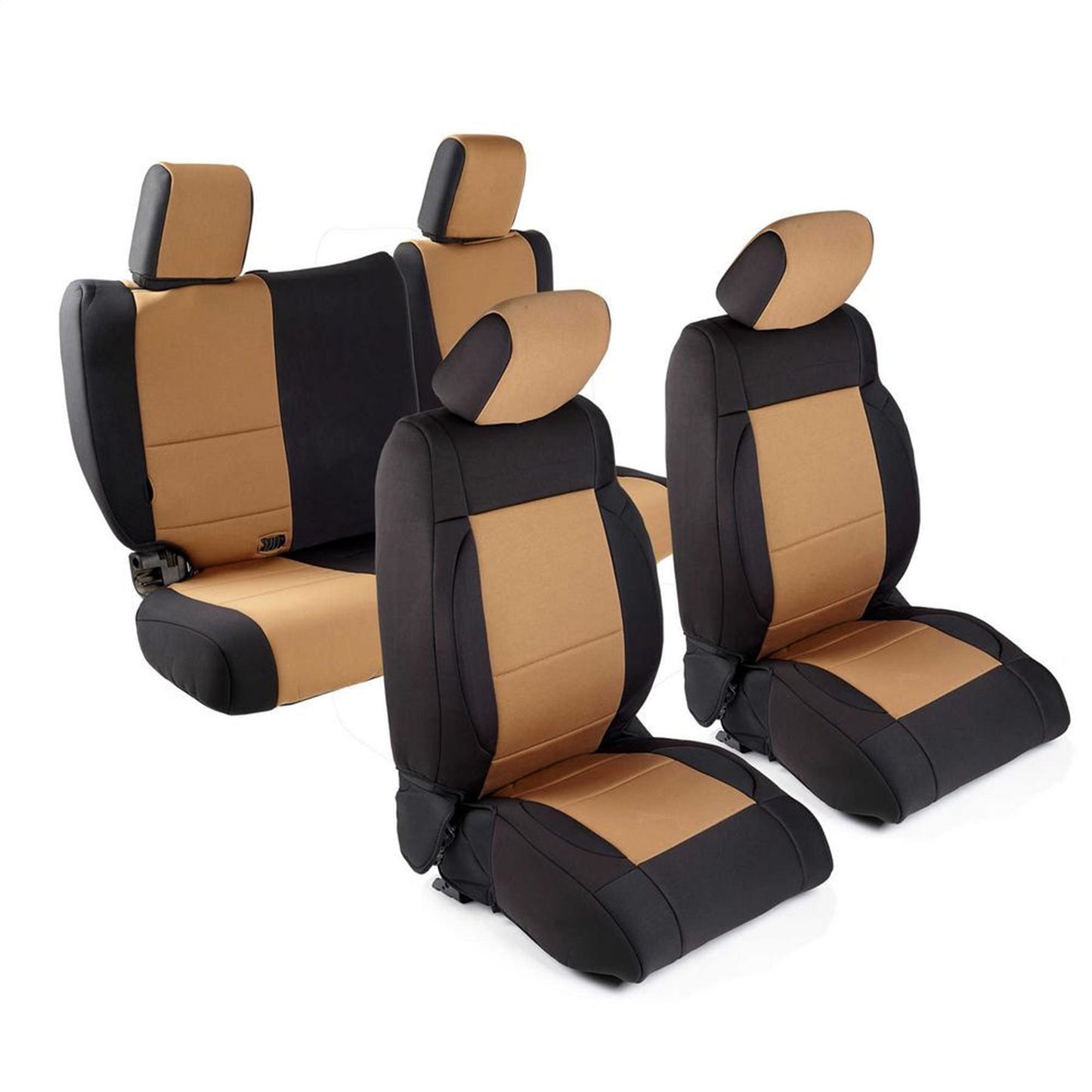 Smittybilt Neoprene Seat Cover Light Tan Front/Rear I 471625