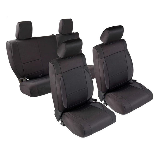 Smittybilt Neoprene Seat Cover Black/Black Front/Rear I 471801