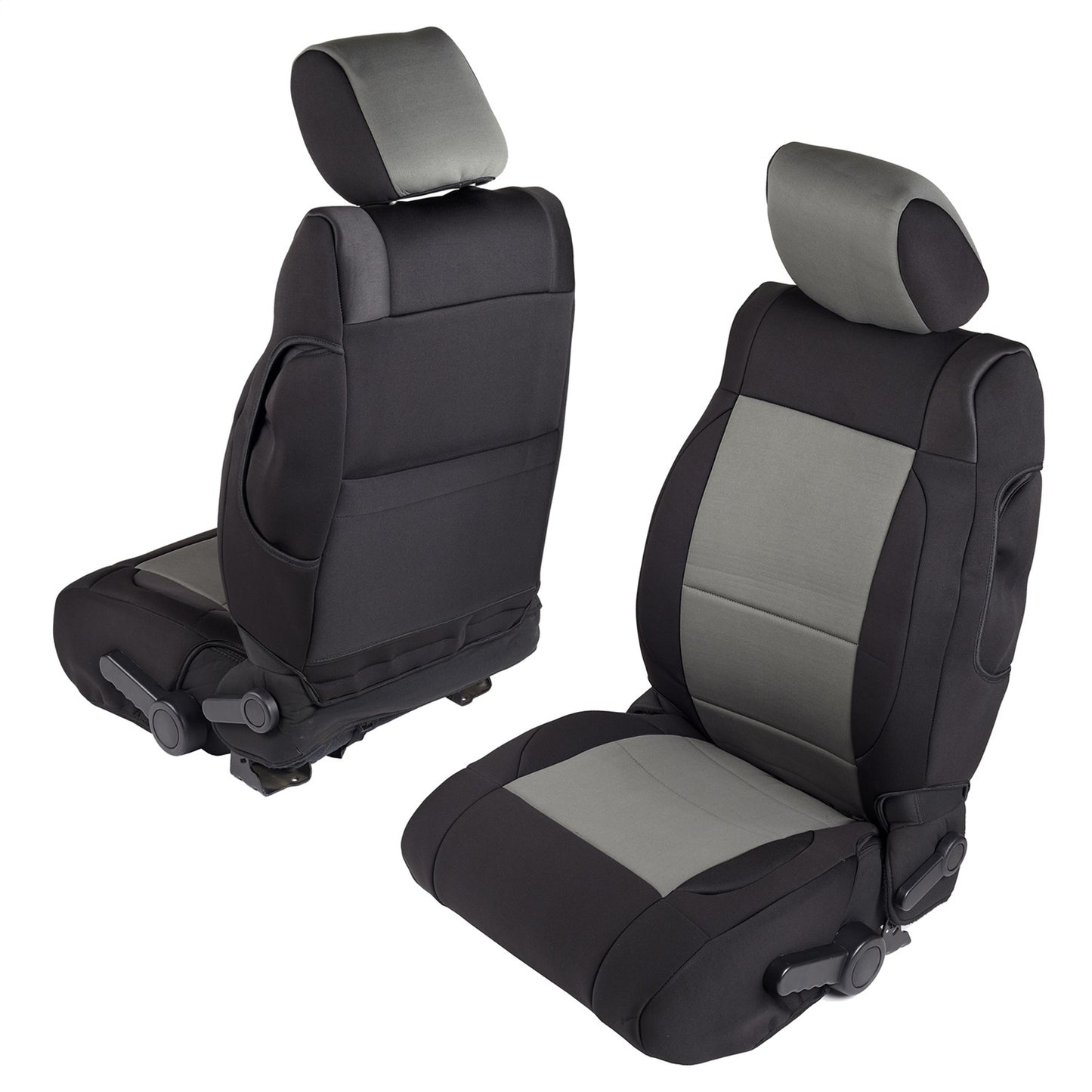 Smittybilt Neoprene Seat Cover Black/Charcoal Front/Rear I 471822