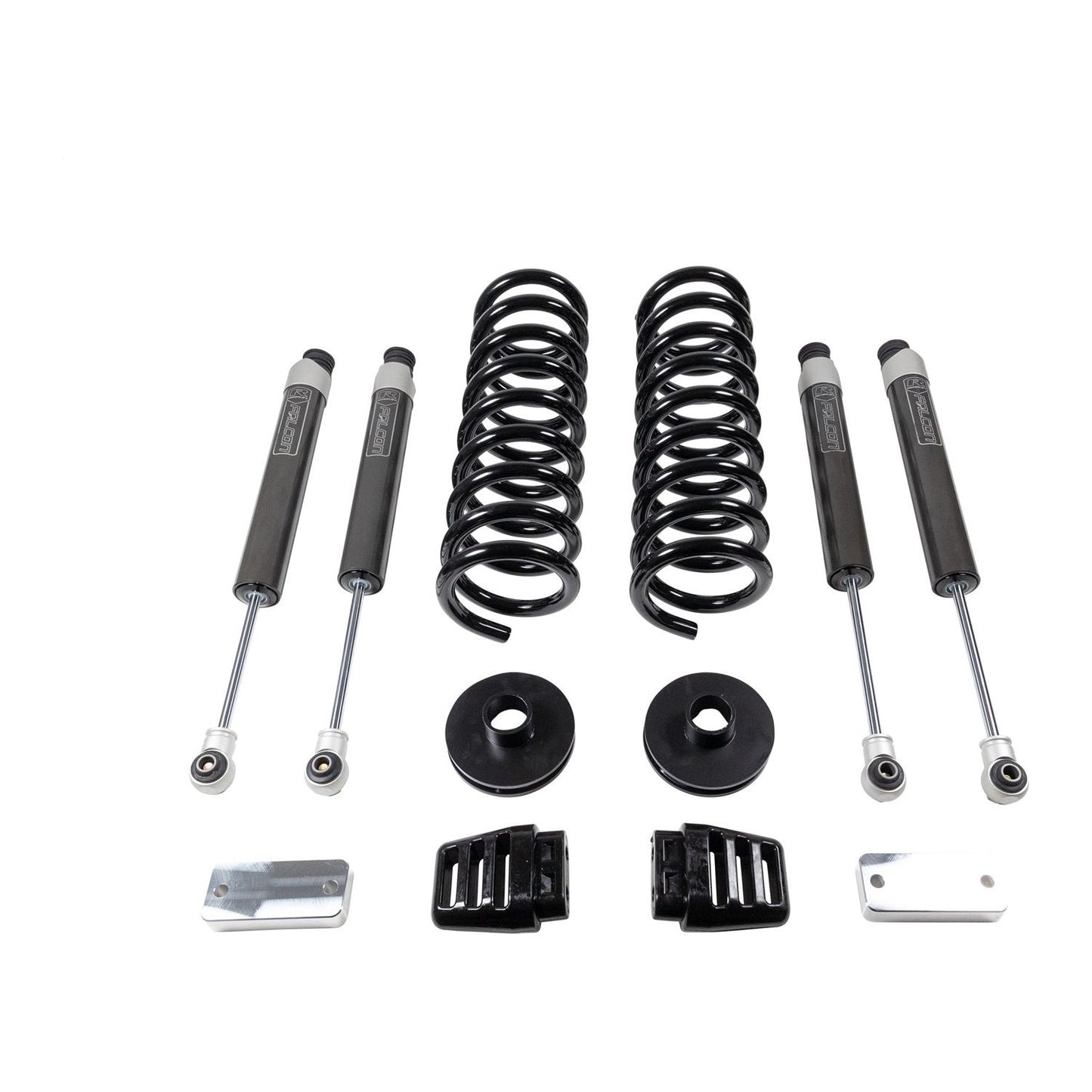 ReadyLIFT 3'' coil lift kit - front coils and rear spacers, radius arm drop brackets, Falcon shocks (2500) 49-19320