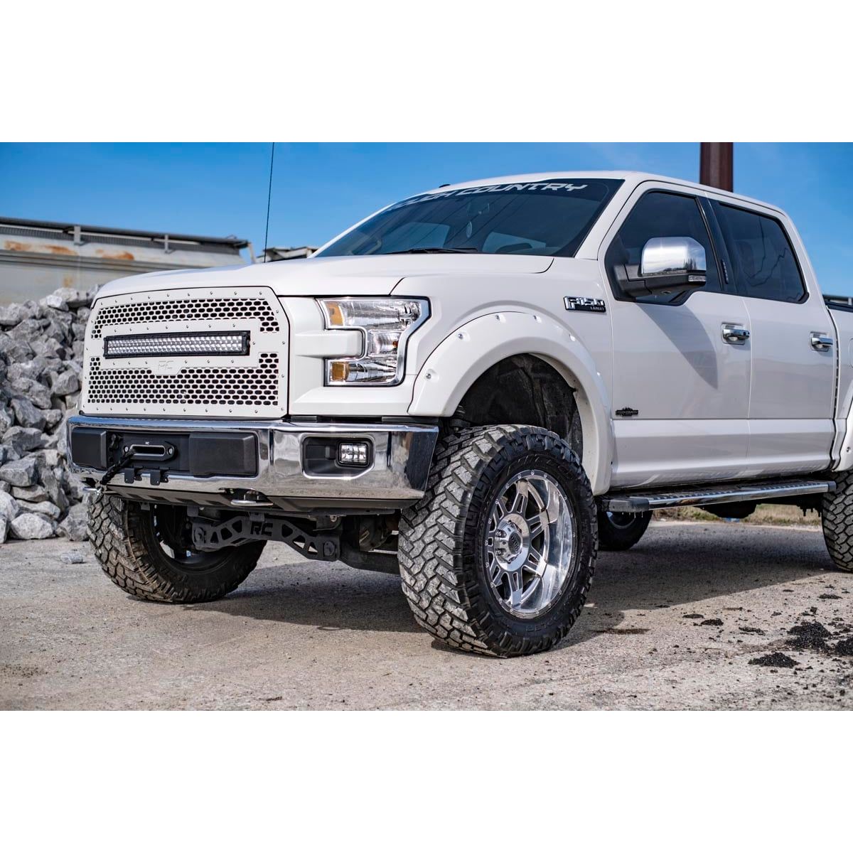 ROUGH COUNTRY Hidden Winch Mount | Ford F-150 2WD/4WD (2015-2020) | 51007