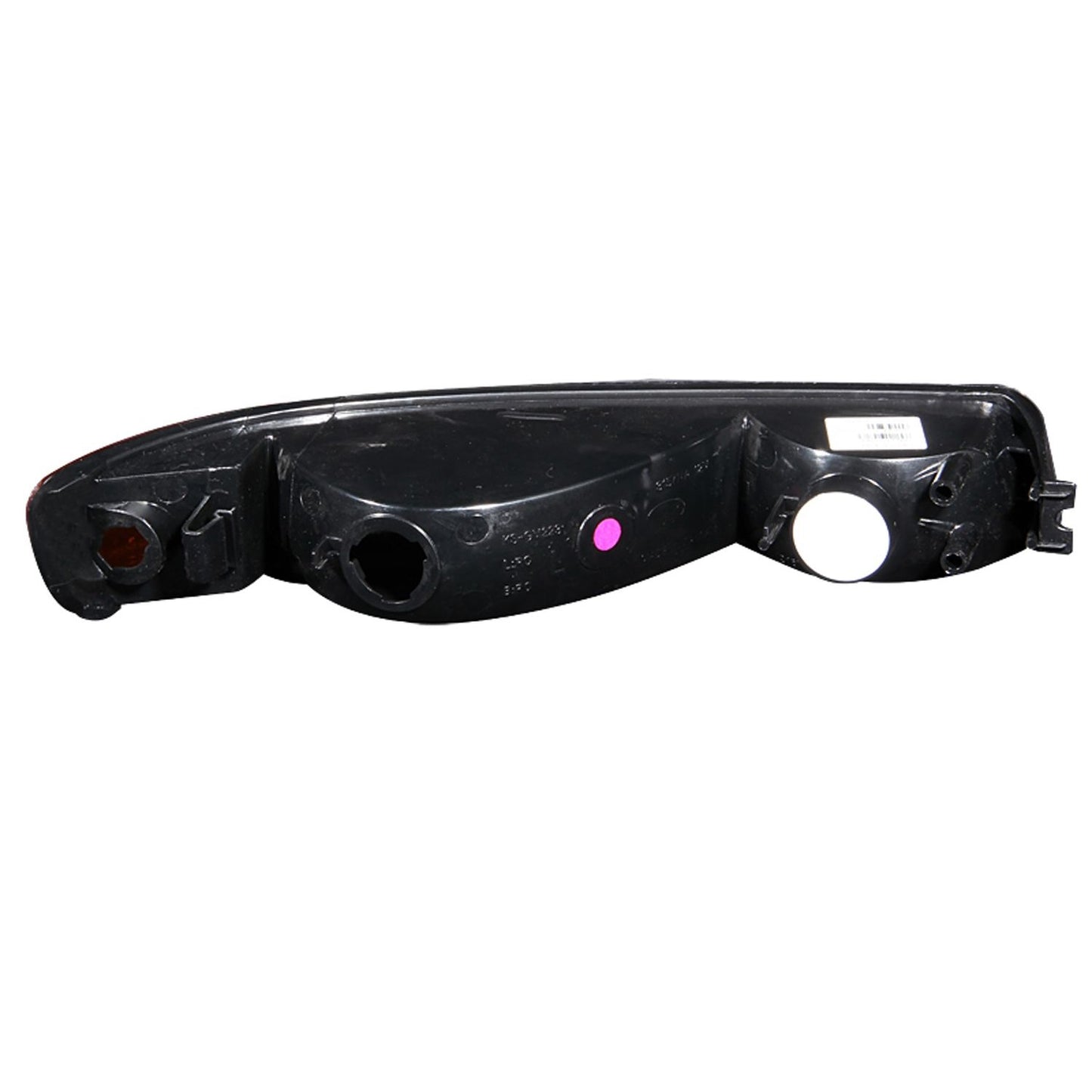 Anzo USA | Euro Parking Lights Clear Lens Black Housing Amber Reflector Pair | Fits Sierra 1500 | 511005