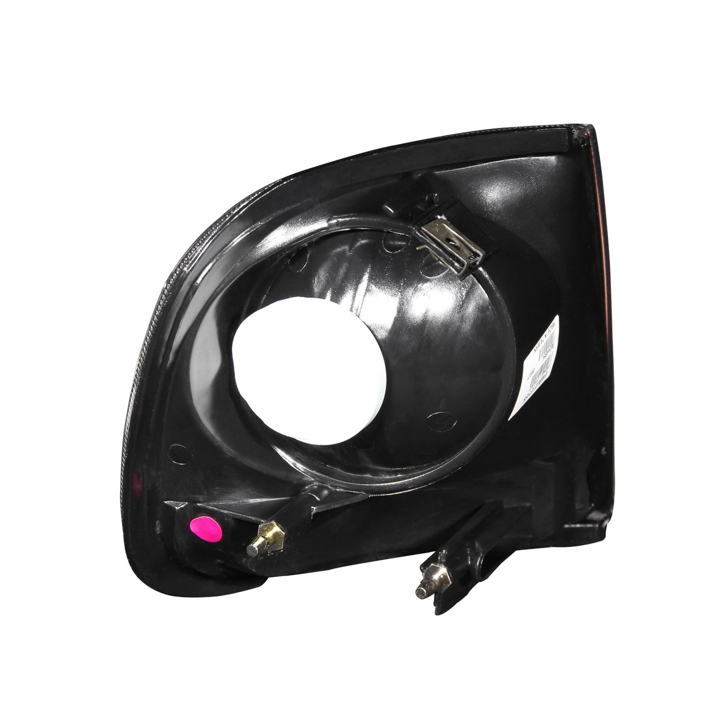 Anzo USA | Cornering Light Assembly Euro Clear Lens Black Housing Amber Reflector Harley Davidson Style Pair | Fits F-150 | 521040