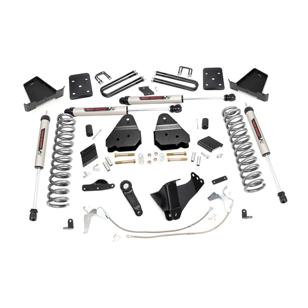 ROUGH COUNTRY 6 Inch Lift Kit | Diesel | No OVLD | V2 | Ford F-250 Super Duty 4WD (11-14) | 53170