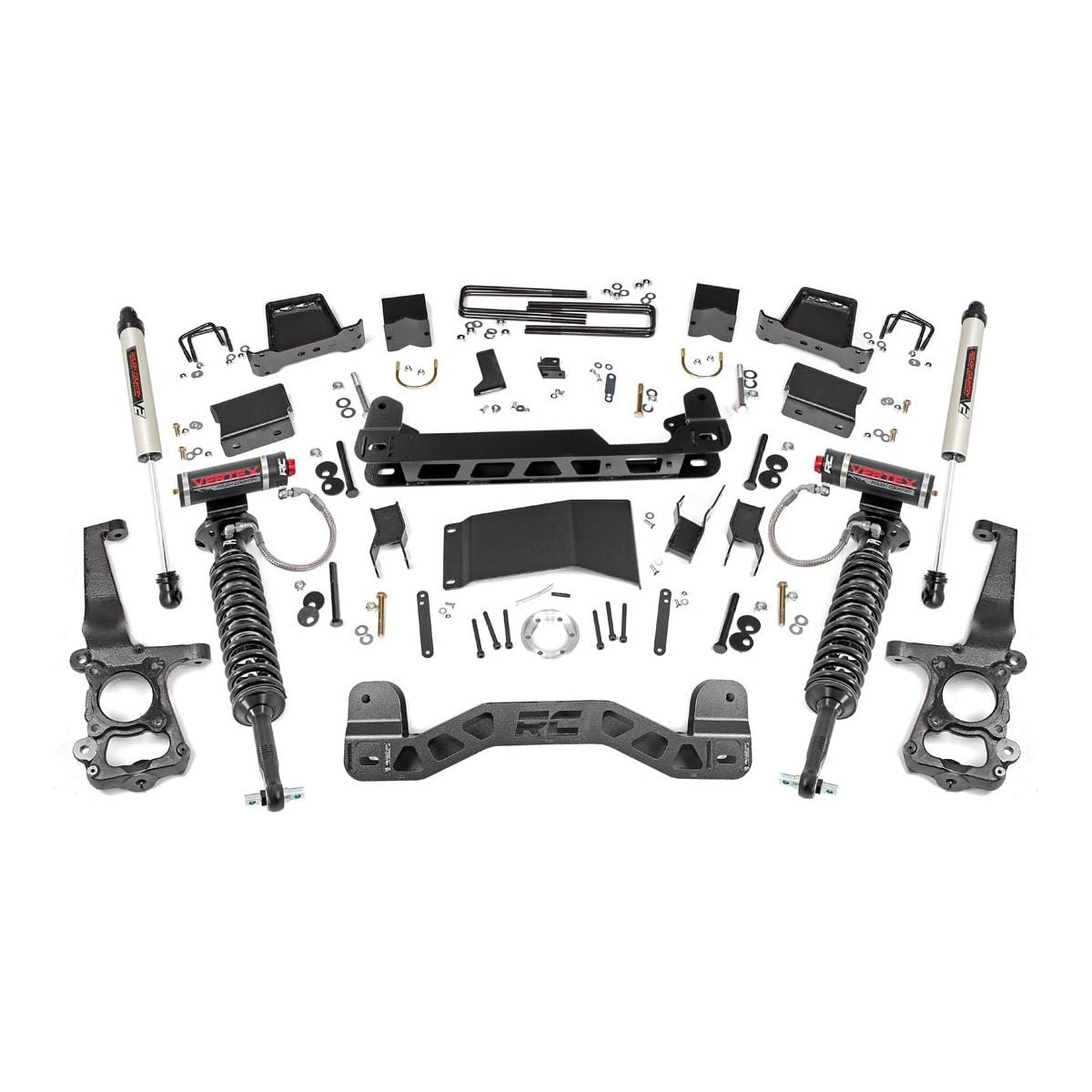 Rough Country V2 Monotube Shocks 6 Inch Lift Kit I 55757
