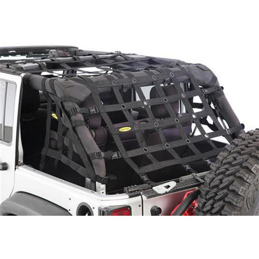 Smittybilt Cargo Restraint System HD Black Side And Rear Curtains Incl. I 561135