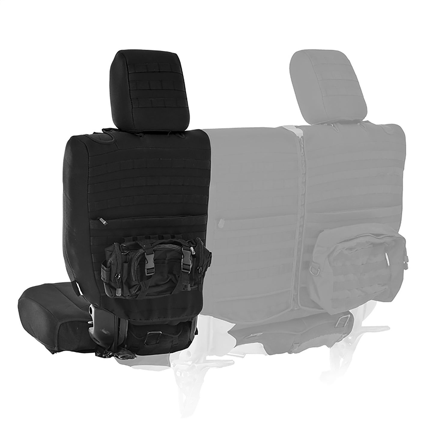 Smittybilt GEAR Custom Seat Cover Rear Black I 56647901