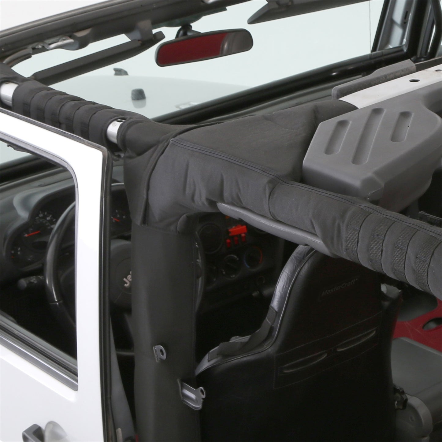 Smittybilt Replacement MOLLE Roll Bar Padding 3 Pc. Kit Foam Lined Fabric I 5666101