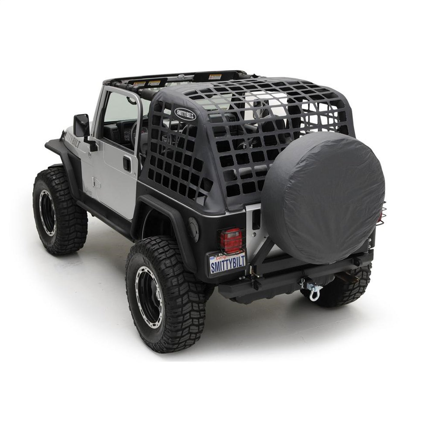 Smittybilt Cargo Restraint System HD Black Side And Rear Curtains Incl. I 571135