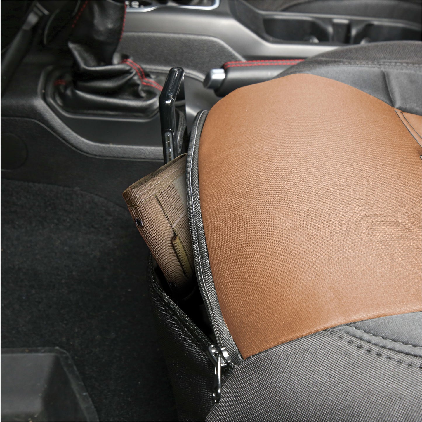 Smittybilt Neoprene Seat Cover Tan/Black Front/Rear Gen 2 Kit I 576225