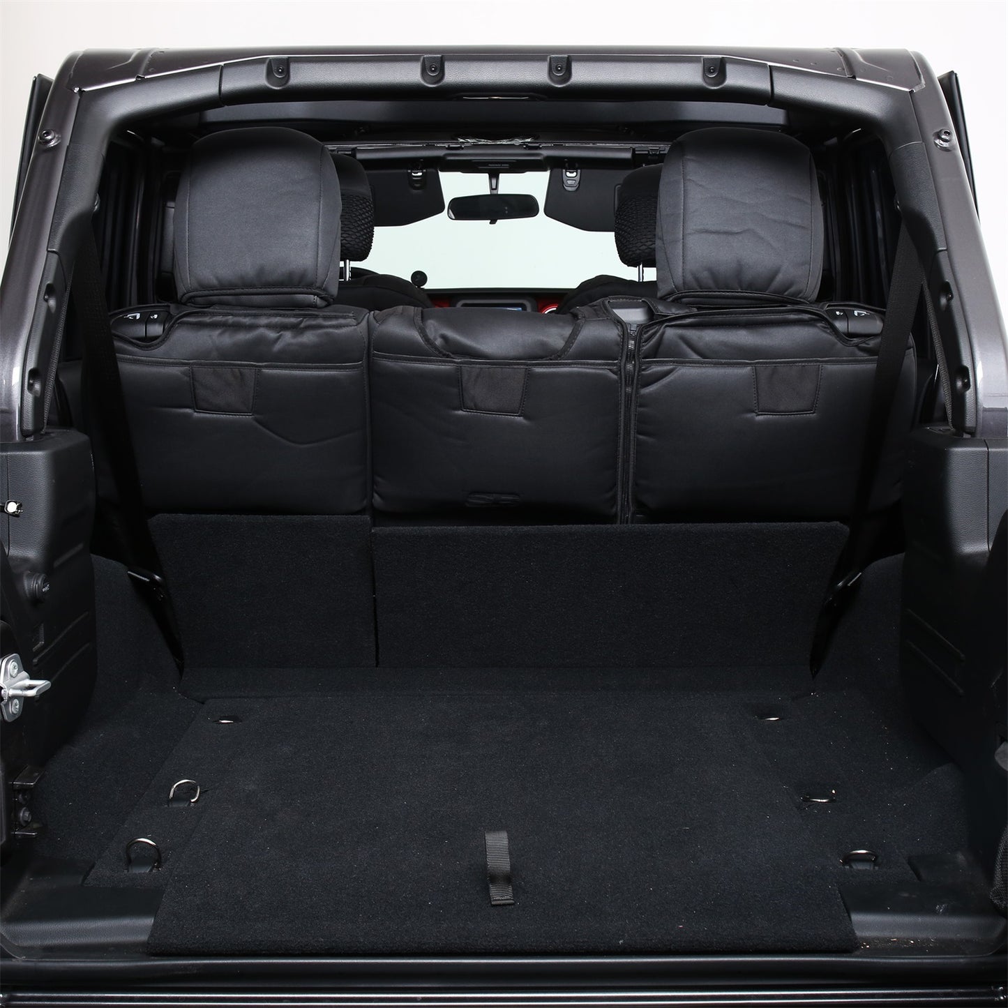 Smittybilt Neoprene Seat Cover Red/Black Front/Rear Gen 2 Kit I 576230
